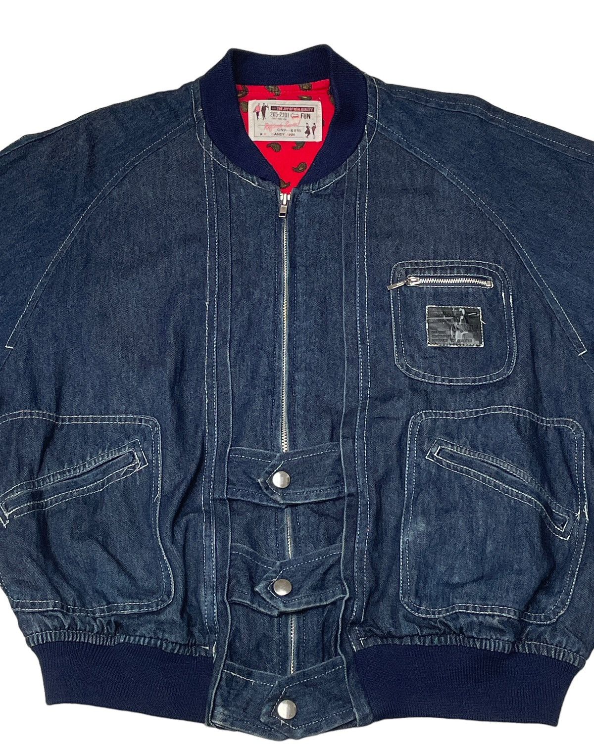 Japanese Brand × Vintage Vintage Japanese Brand Candy Ann Denim Jacket 2000s Size US M / EU 48-50 / 2 - 3 Thumbnail
