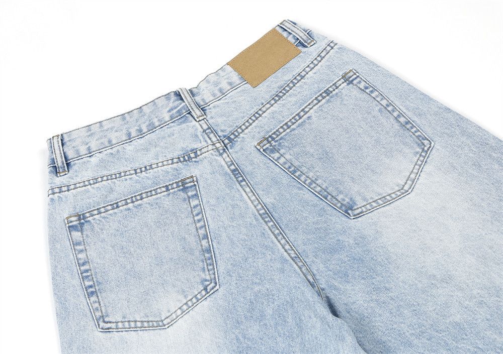 Japanese Brand × Jean Washed gradient straight loose jeans Size US 32 / EU 48 - 6 Thumbnail