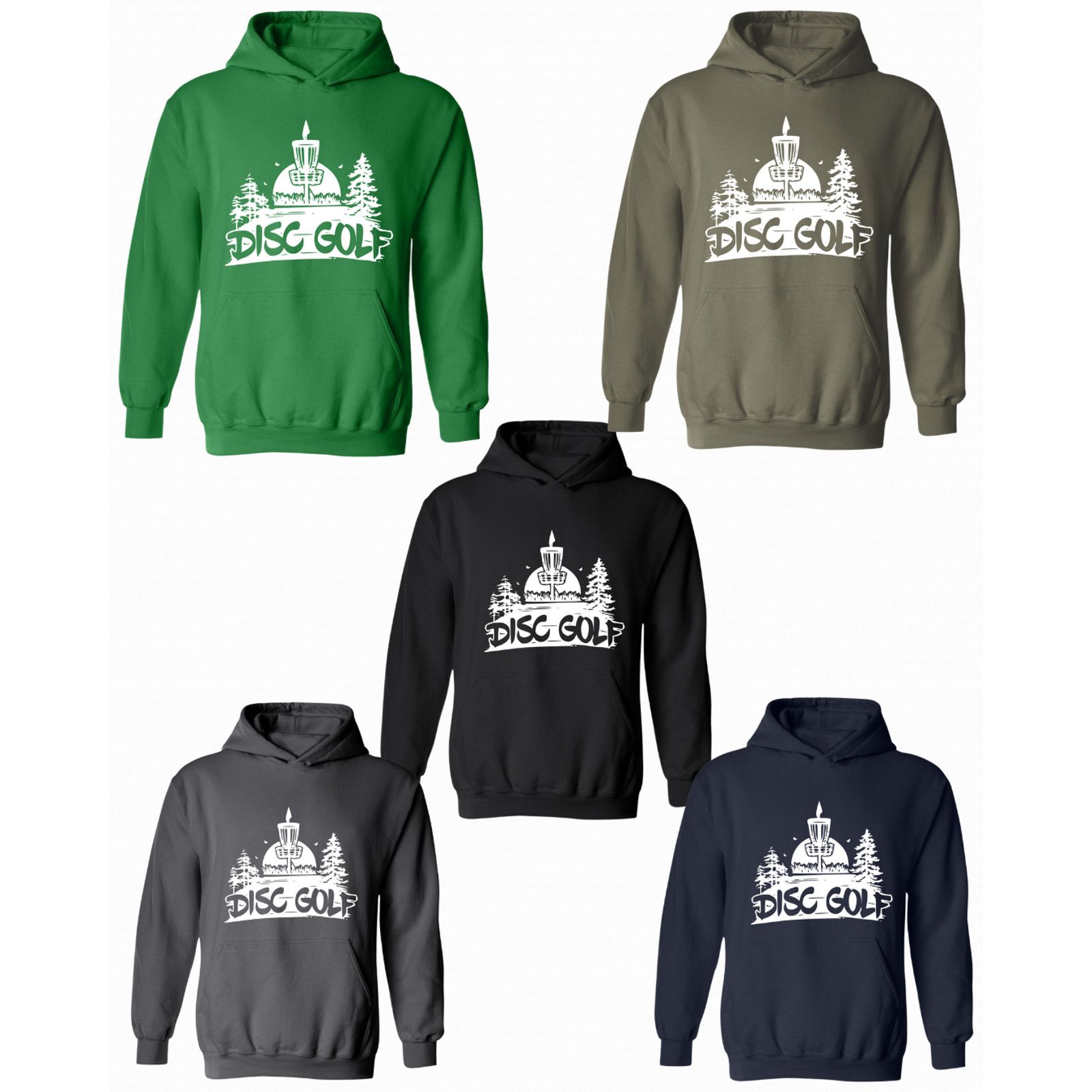 Gildan Disc Golf Hoodie DISCGOLF SUNSET Discgolfer Sweatshirt Size US L / EU 52-54 / 3 - 2 Thumbnail