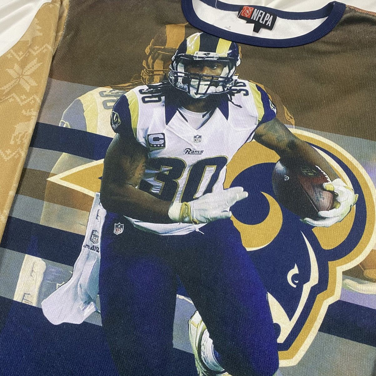 NFL NFLPA NFL Todd Gurley Light Knit Crewneck Size US L / EU 52-54 / 3 - 3 Thumbnail