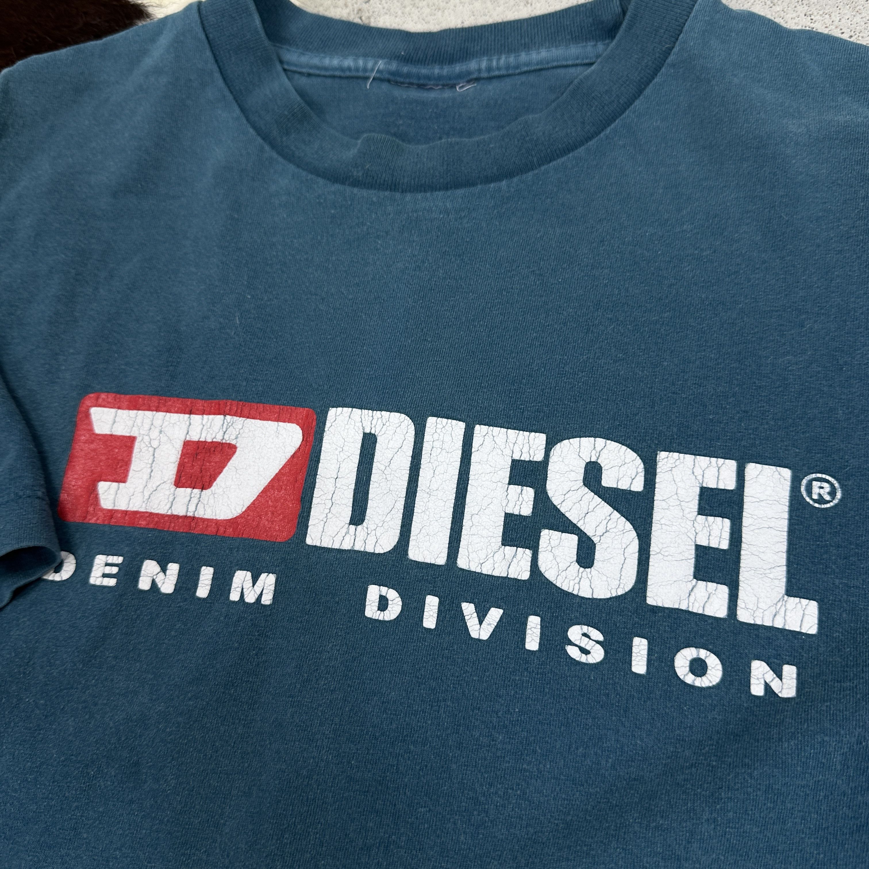 Diesel × Vintage Vintage Casual Streetwear Logo Print Diesel T-shirt 00s Size US M / EU 48-50 / 2 - 4 Thumbnail