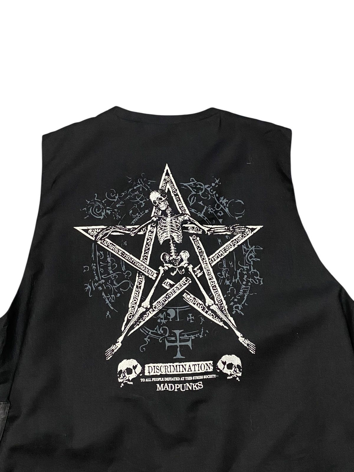 If Six Was Nine Mad Punks Japan Archive Visual Kei Bondage Skeleton Vest Size US M / EU 48-50 / 2 - 2 Thumbnail