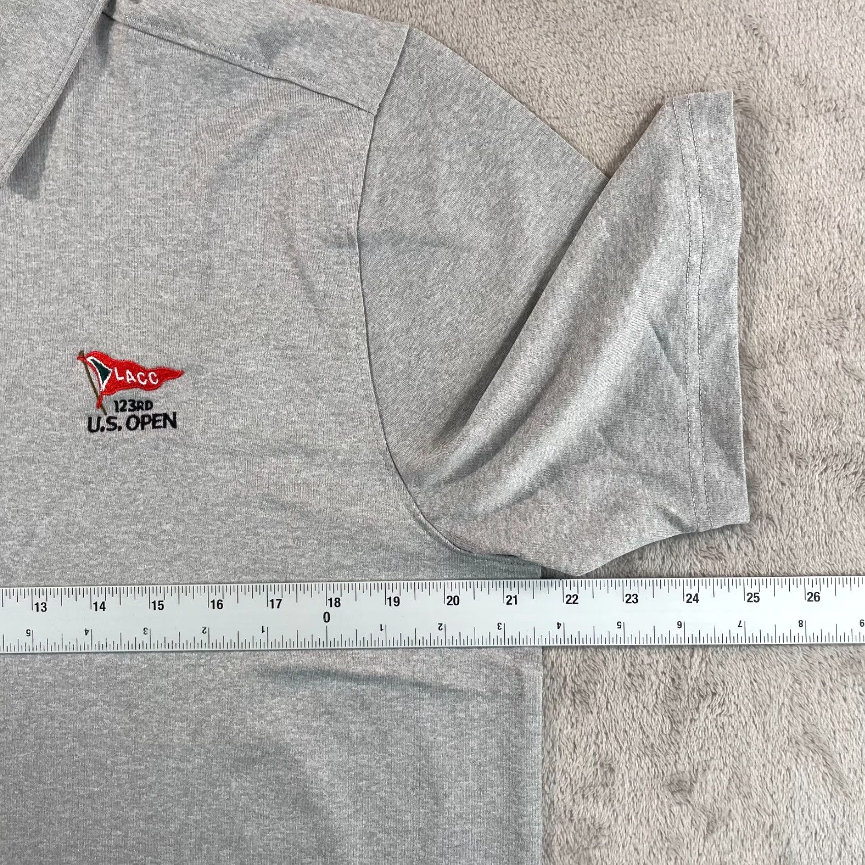 Cutter & Buck Cutter & Buck Polo Shirt Men M Grey U.S. Open LACC 123rd NWT Performance Short Sleeve Golf Size US M / EU 48-50 / 2 - 6 Thumbnail