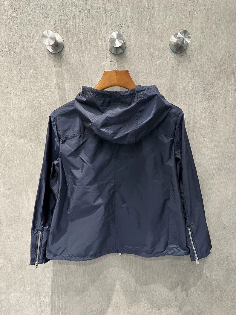 Prada Prada Reclaimed Nylon Metal Triangle Logo Hooded Zip Jacket Size US XS / EU 42 / 0 - 2 Thumbnail