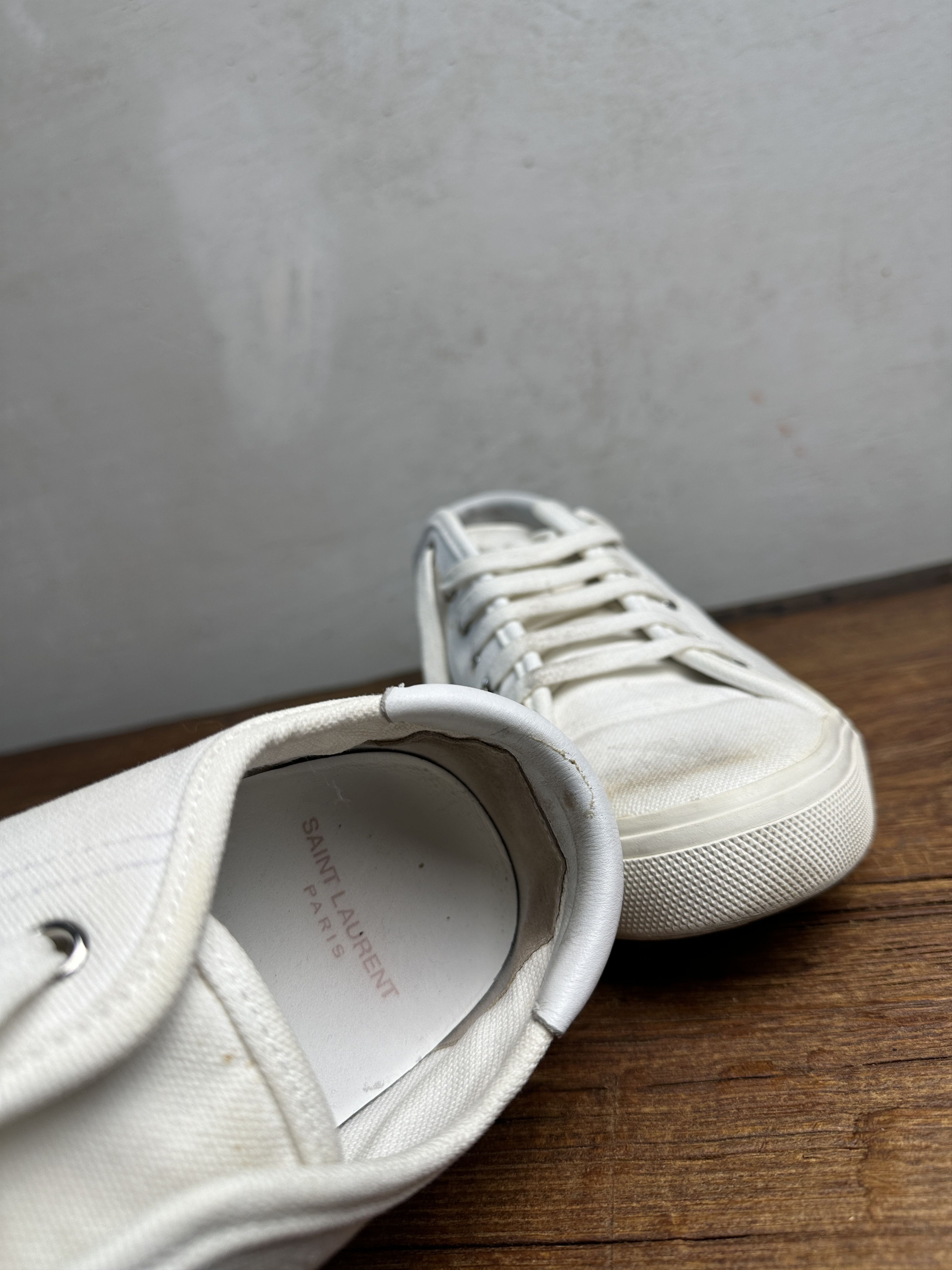 Saint Laurent Paris Saint Laurent Malibu Low Burnt White Size US 10 / IT 40 - 10 Thumbnail