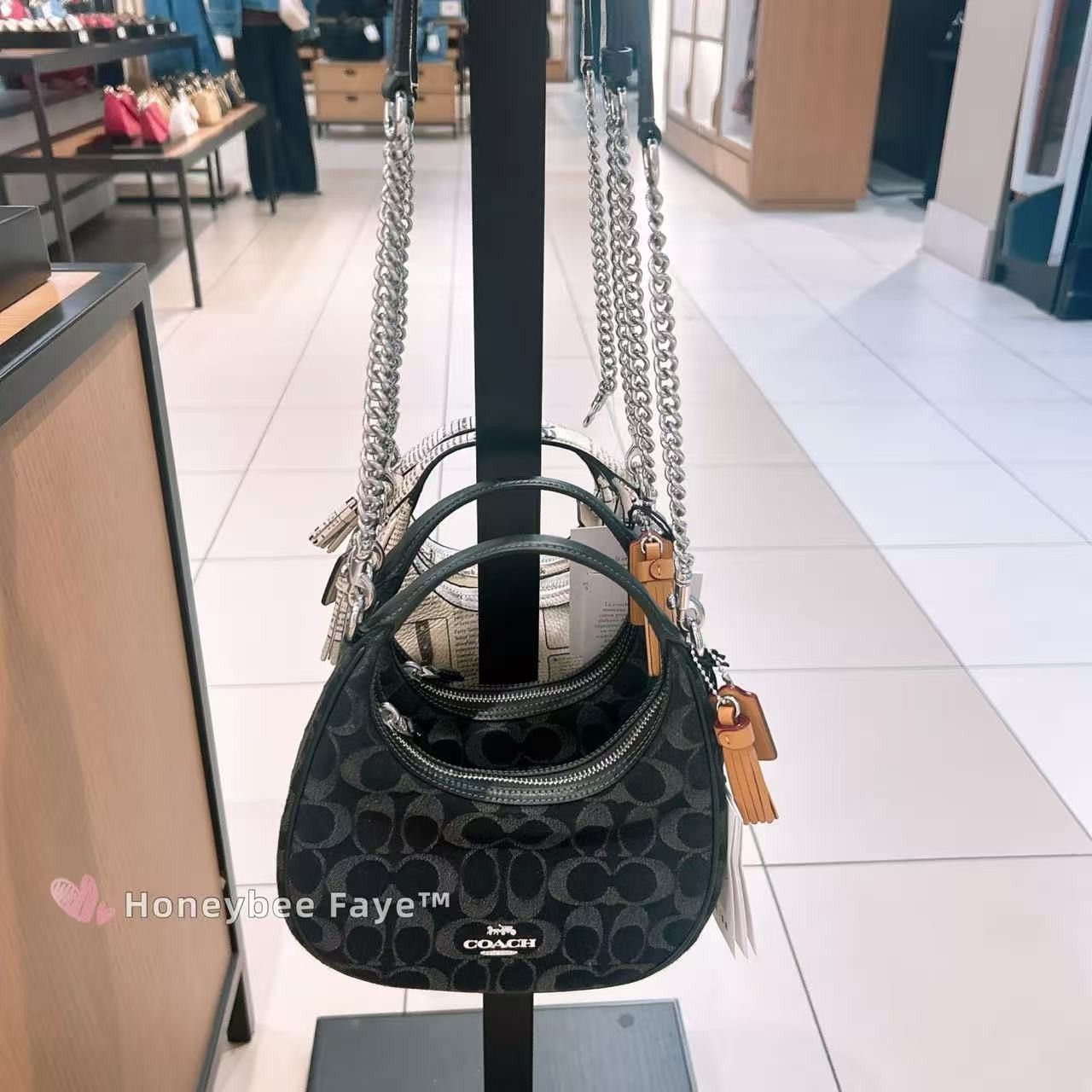 Coach Carmen Mini Crossbody Bag In Signature Denim CCZ47 Size ONE SIZE - 4 Thumbnail