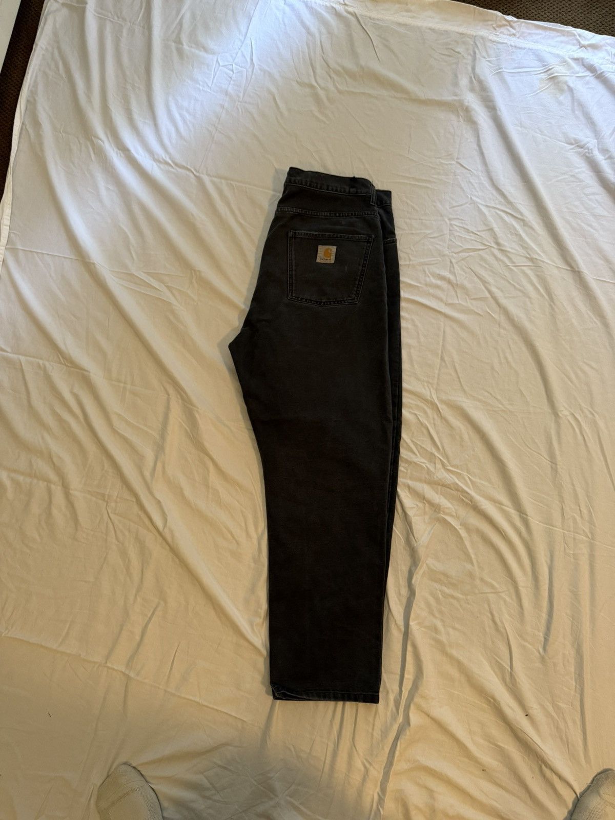 Carhartt Wip Black canvas jeans Size US 38 / EU 54 - 1 Thumbnail