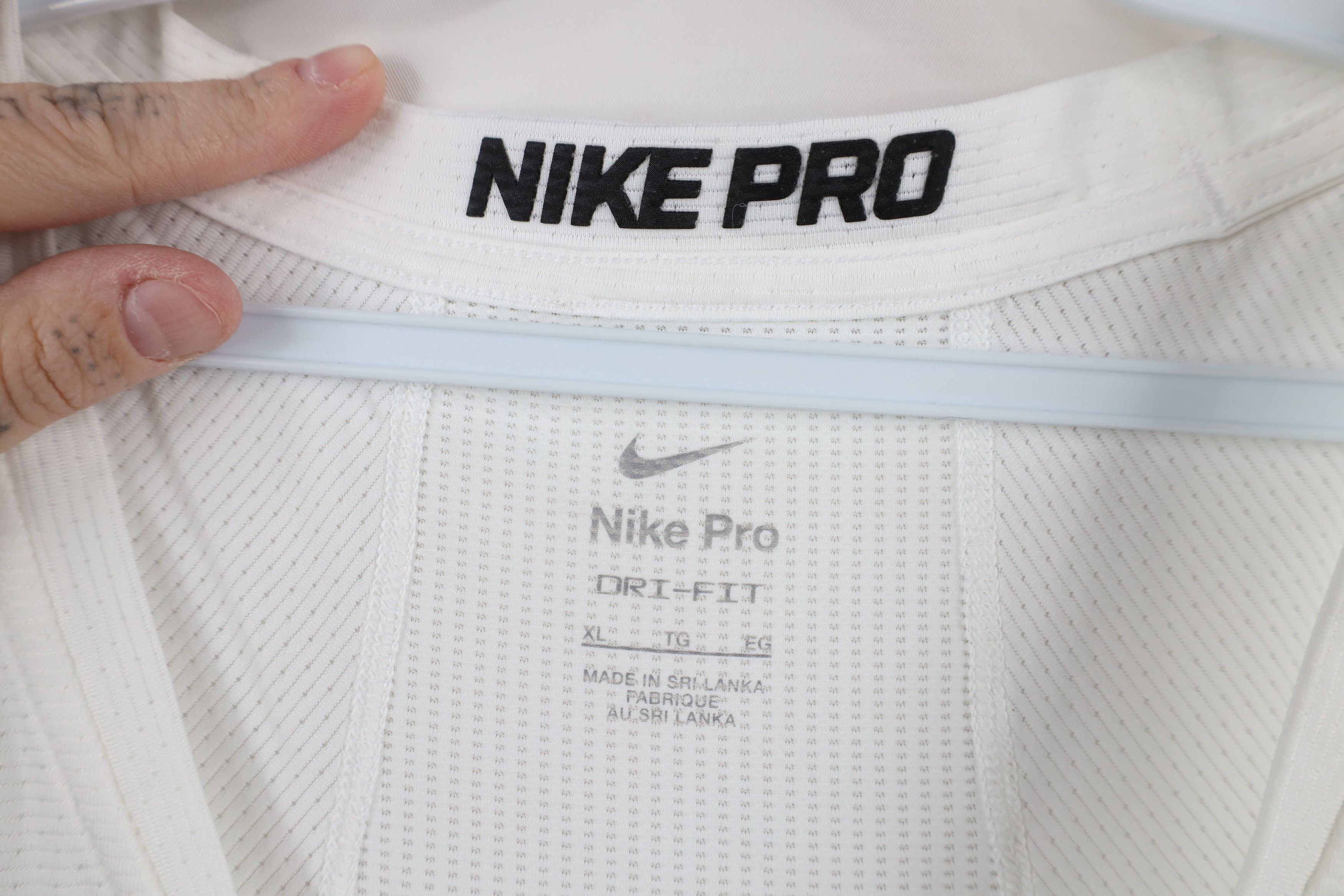 Nike × Vintage Vintage Pro NBA Authentics Fitted Training Tank Top T-Shirt Size US XL / EU 56 / 4 - 9 Thumbnail