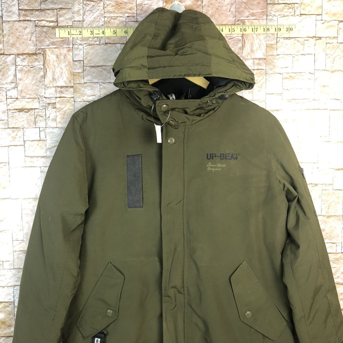 Japanese Brand × Vintage JCB Up-Belt Green Parkas Hoodie #A470 Size US S / EU 44-46 / 1 - 2 Thumbnail