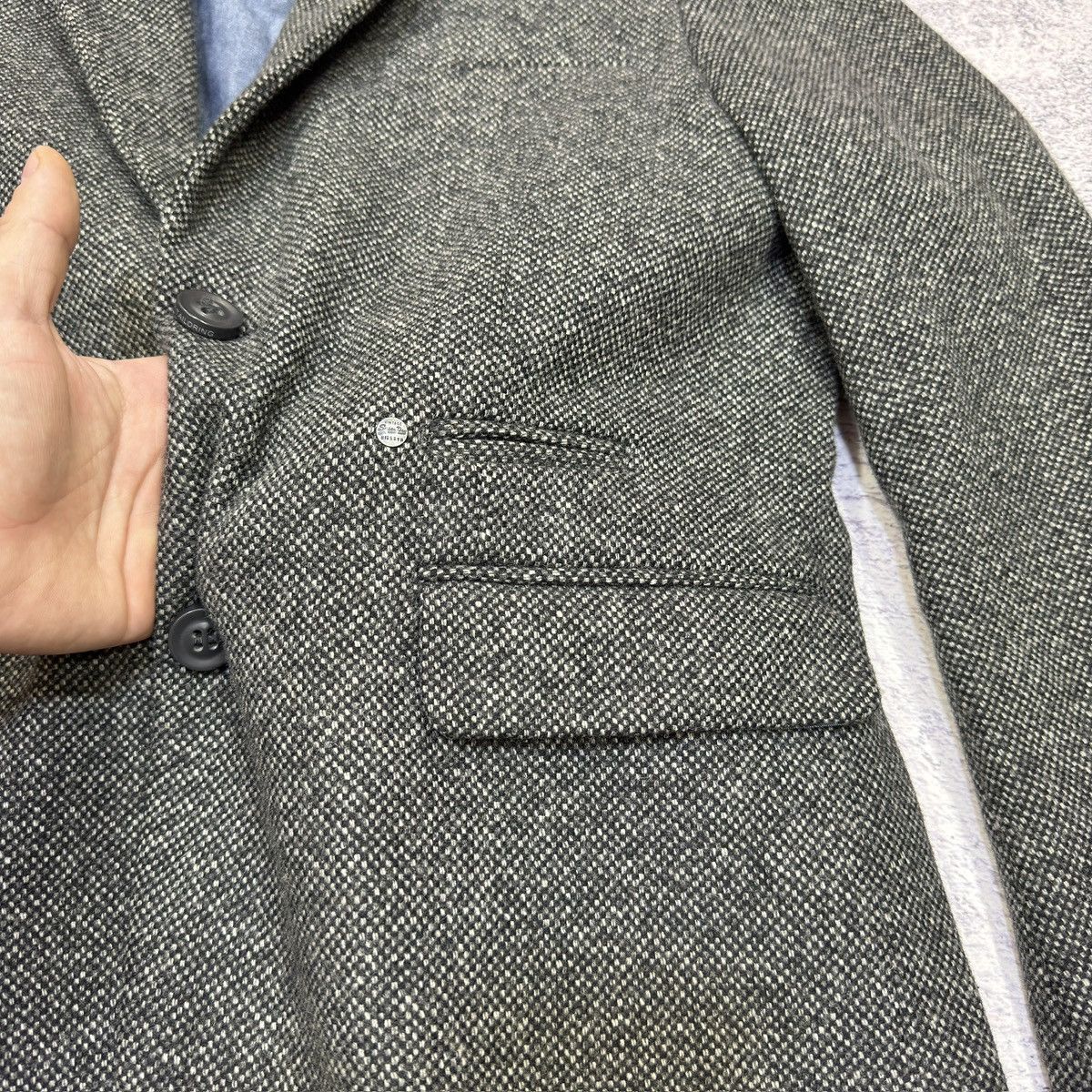 Superdry Superdry Gray Wool Blazer L size Size 52R - 6 Thumbnail