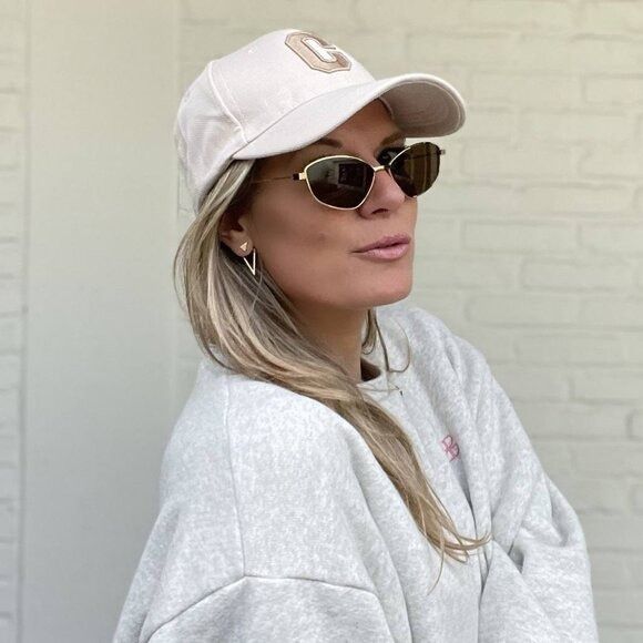 🕶️ New Givenchy GV40059U 30J Sunglasses - Shiny Gold Frame