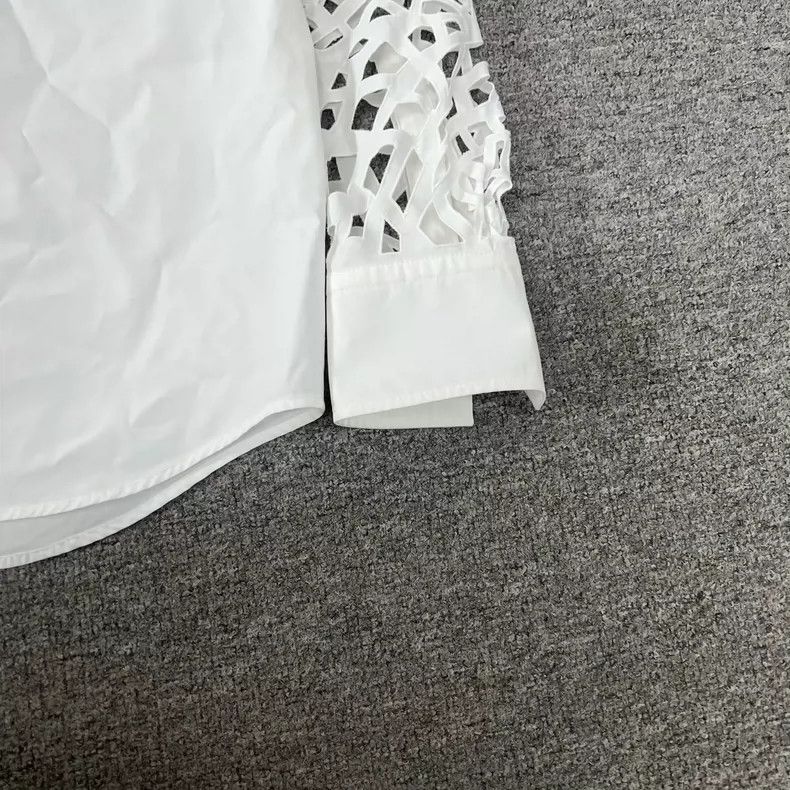 Louis Vuitton Louis Vuitton Cutout white shirt 2505-Nextarrow Size XXS / US 00 / IT 34 - 3 Thumbnail