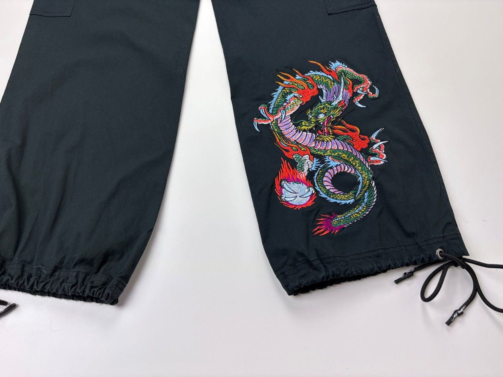 Ed Hardy Womens Ed Hardy x Urban Outfitters Cargo Pants Black Size XS Size 28" / US 6 / IT 42 - 8 Thumbnail