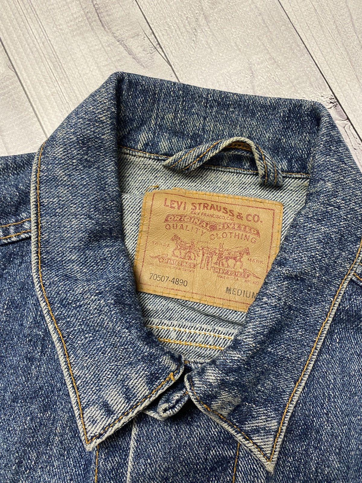 Levi's Made in USA 🇺🇸 Levi’s denim jacket vintage jeans size M Size US M / EU 48-50 / 2 - 2 Thumbnail
