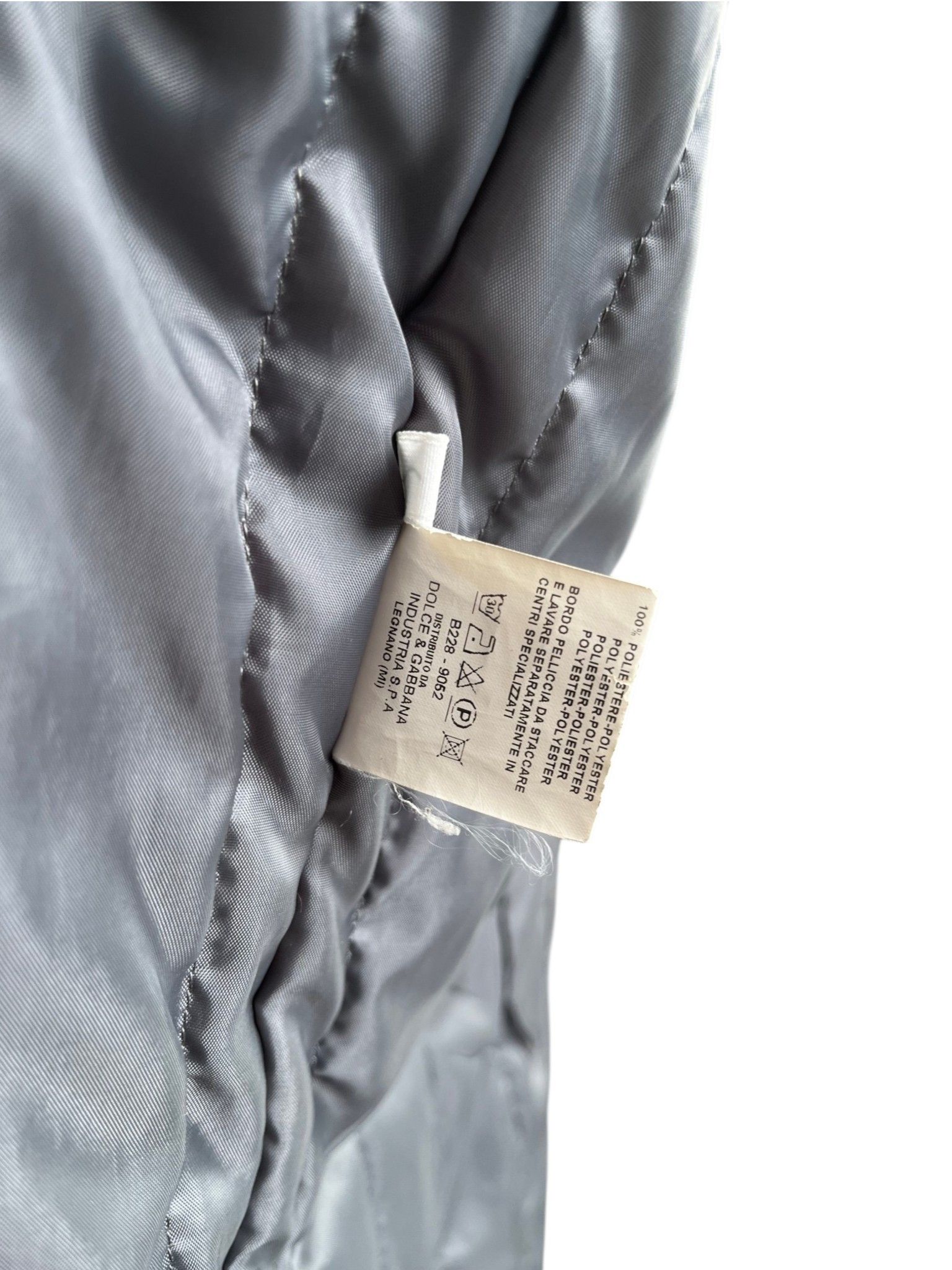 Dolce & Gabbana A/W 2003 Bondage Grey Technical Parka with Fur-Trimmed Hood Size US M / EU 48-50 / 2 - 15 Thumbnail