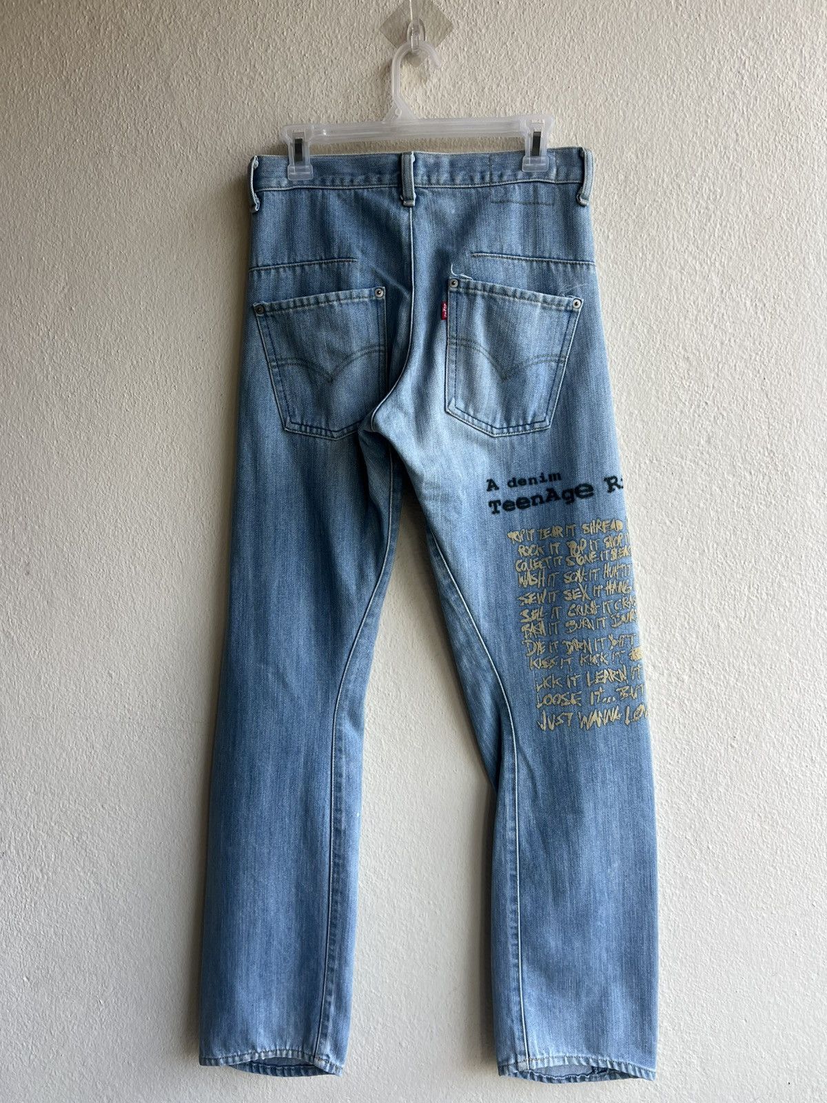 Levi's 2000 Levi’s Engineered Regular ade Mud Denim Poem Jeans Size US 29 - 1 Thumbnail