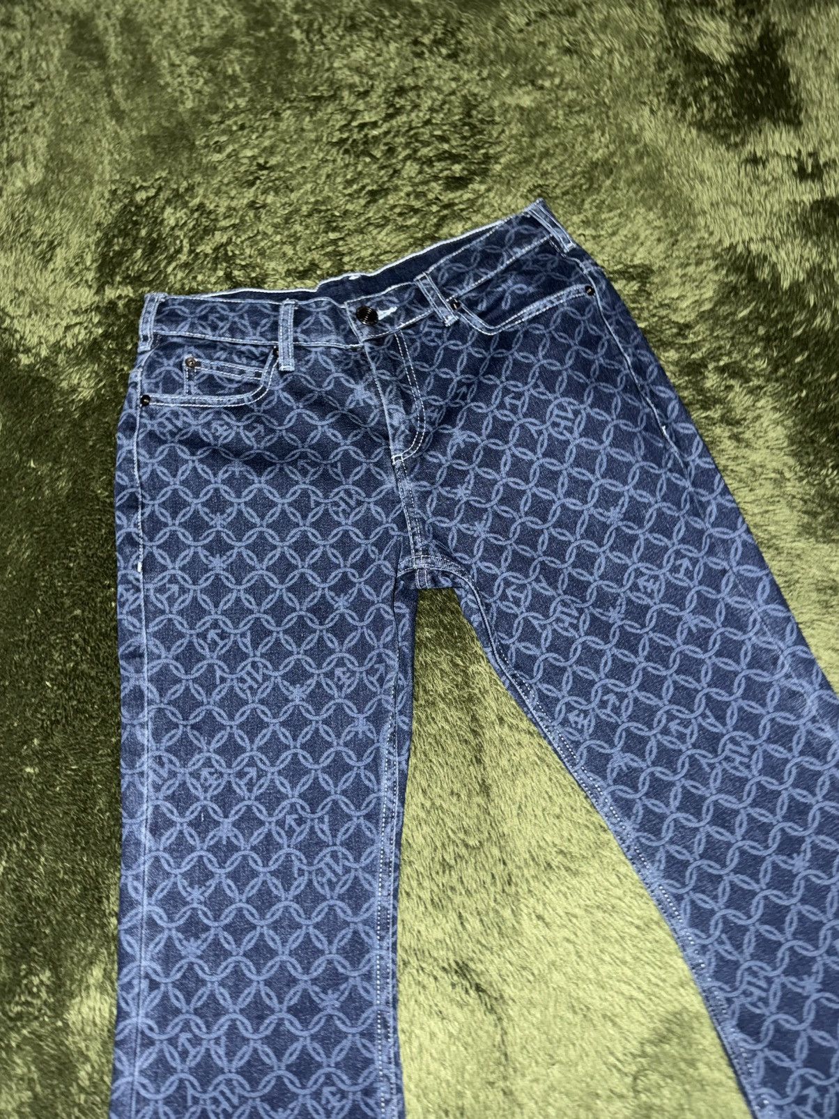 Charles Jeffrey LOVERBOY [M] Charles Jeffrey Loverboy Geometric Pattern Bootcut Denim Size US 29 - 5 Thumbnail