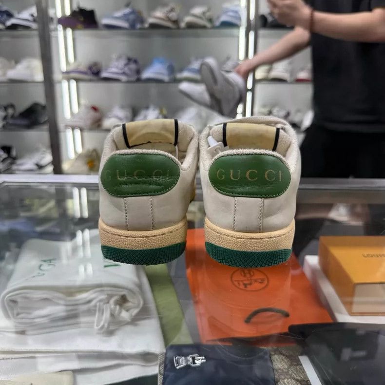 クン‪‪ GUCCI Dirty Sneakers Size 35.5 for Sale-2506