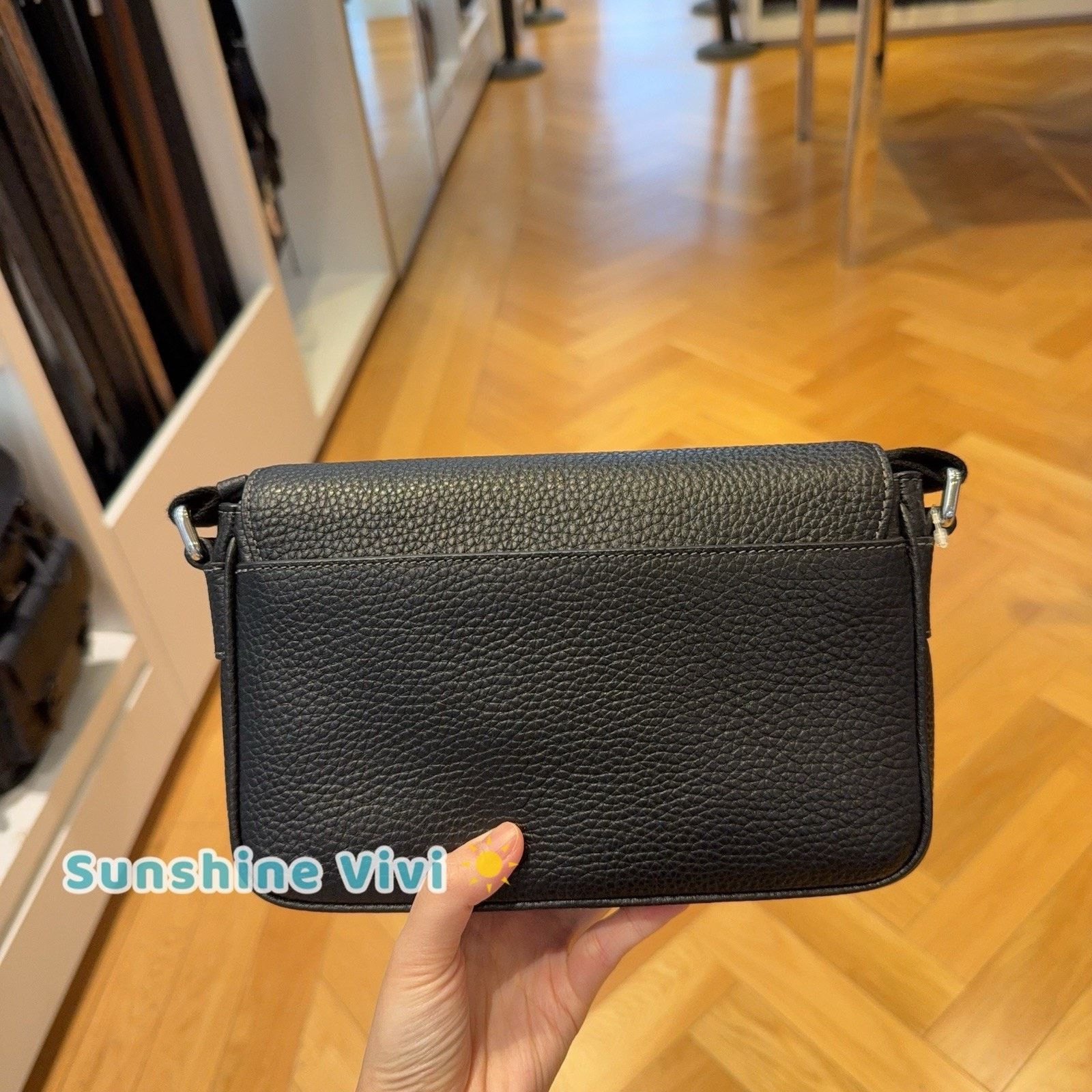 Coach NWT Coach Jack Small Flap Crossbody Bag Black leather CDZ97 Size ONE SIZE - 4 Thumbnail