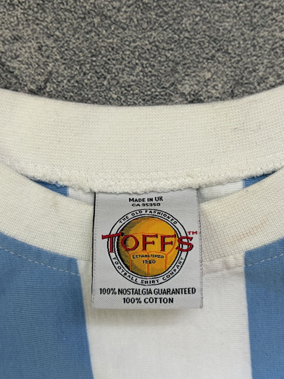 Toffs Toffs Argentina 1986 World Cup Maradona Home Tee XXL Size US XXL / EU 58 / 5 - 4 Thumbnail