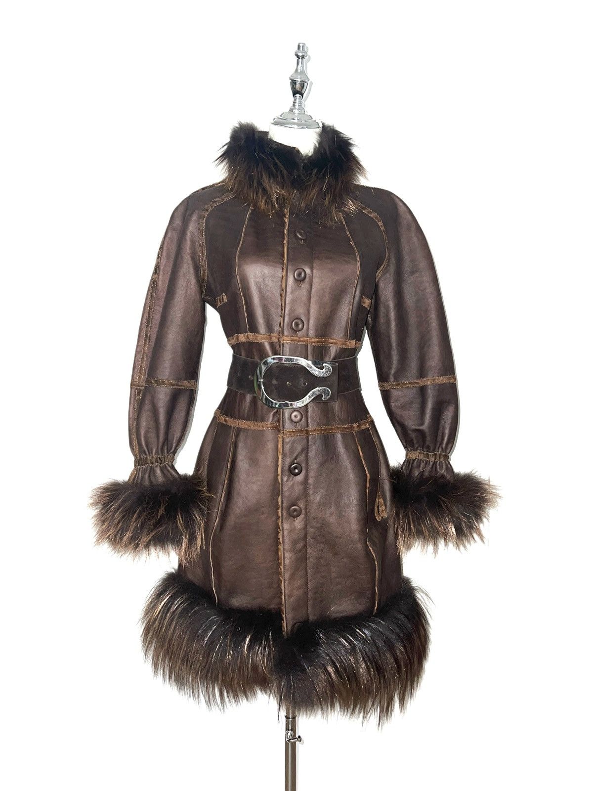 Fendi FENDI reversible Kalgan lamb shearling fur coat size 40 Size S / US 4 / IT 40 - 3 Thumbnail