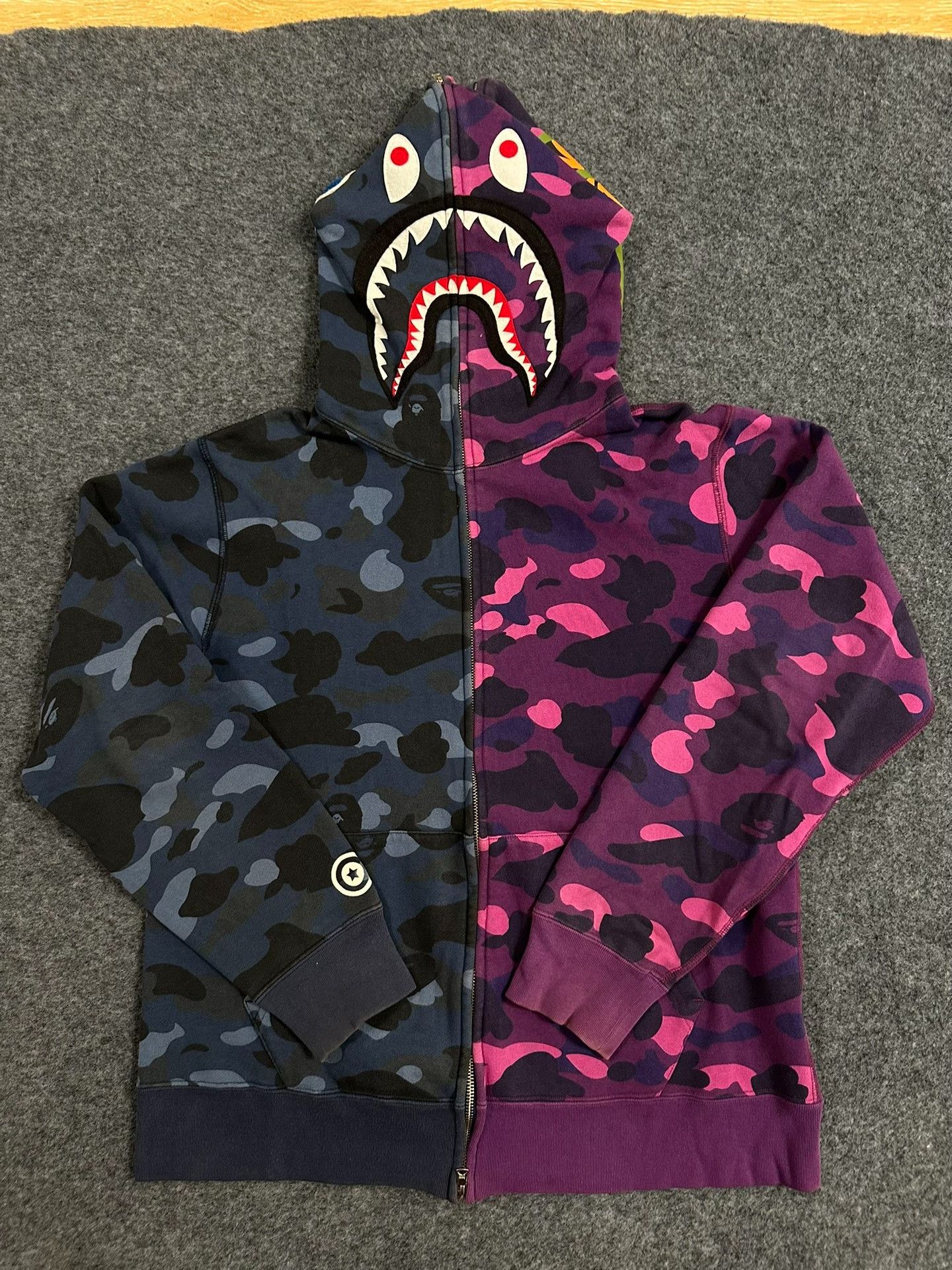 Bape Bape Multi Shark Sweatshirt Pullover Size US XL / EU 56 / 4 - 1 Thumbnail