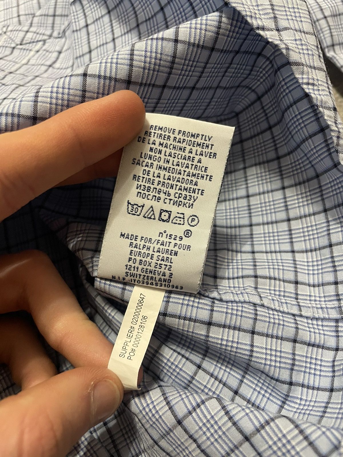 Polo Ralph Lauren Vintage Polo Ralph Lauren Checkered Button Up Shirt Size US S / EU 44-46 / 1 - 10 Thumbnail
