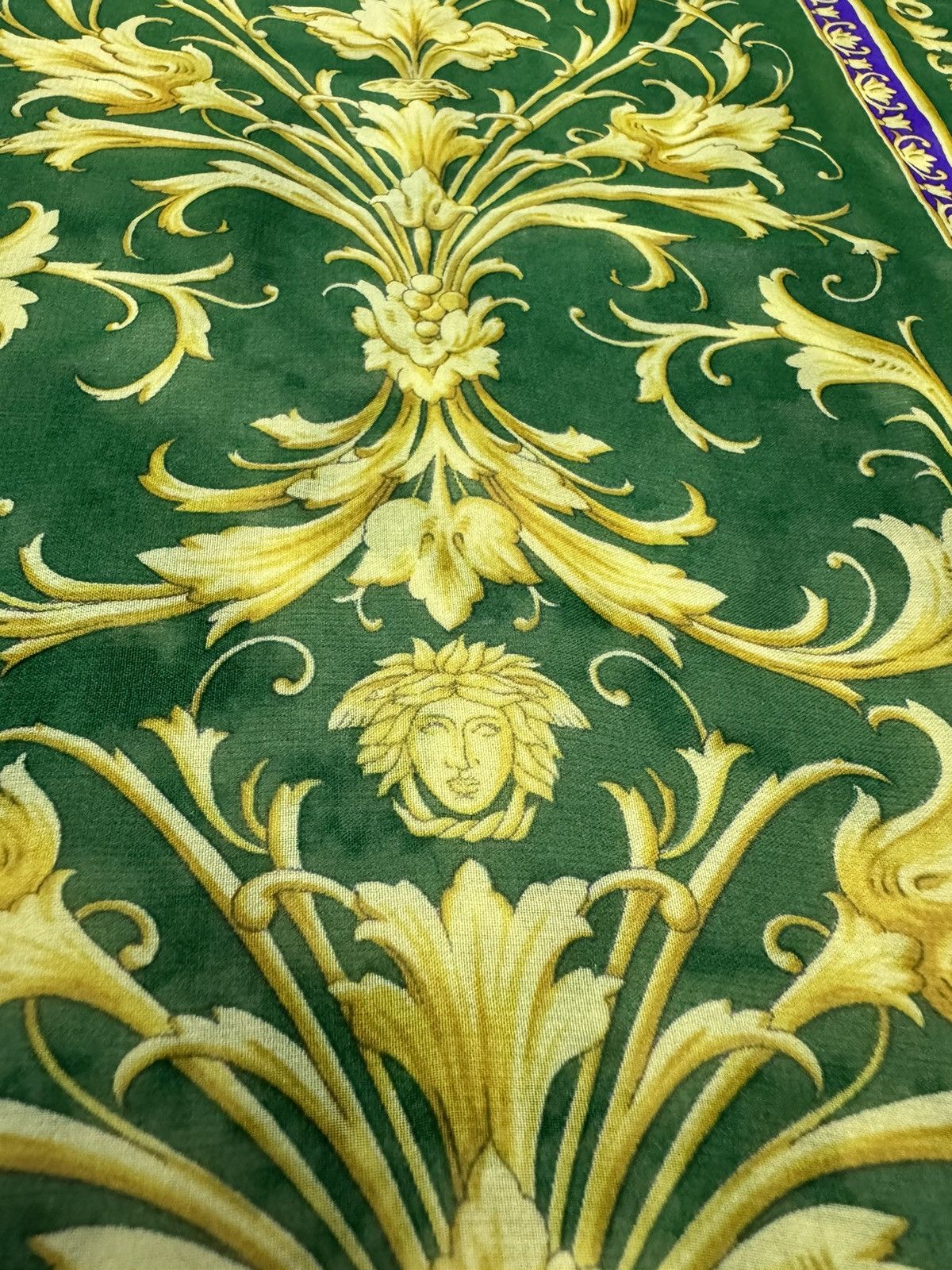 Versace ATELIER VERSACE FLORAL PRINT LONG SILK SCARF Size ONE SIZE - 8 Thumbnail