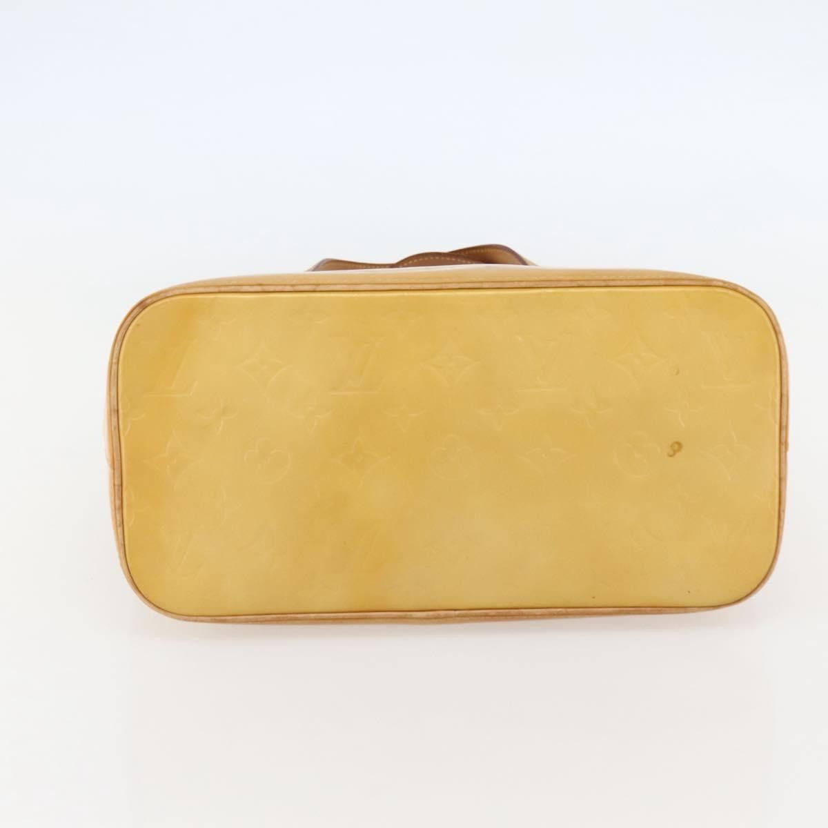 Louis Vuitton LOUIS VUITTON Monogram Vernis Houston Hand Bag Beige M91004 Size ONE SIZE - 9 Thumbnail
