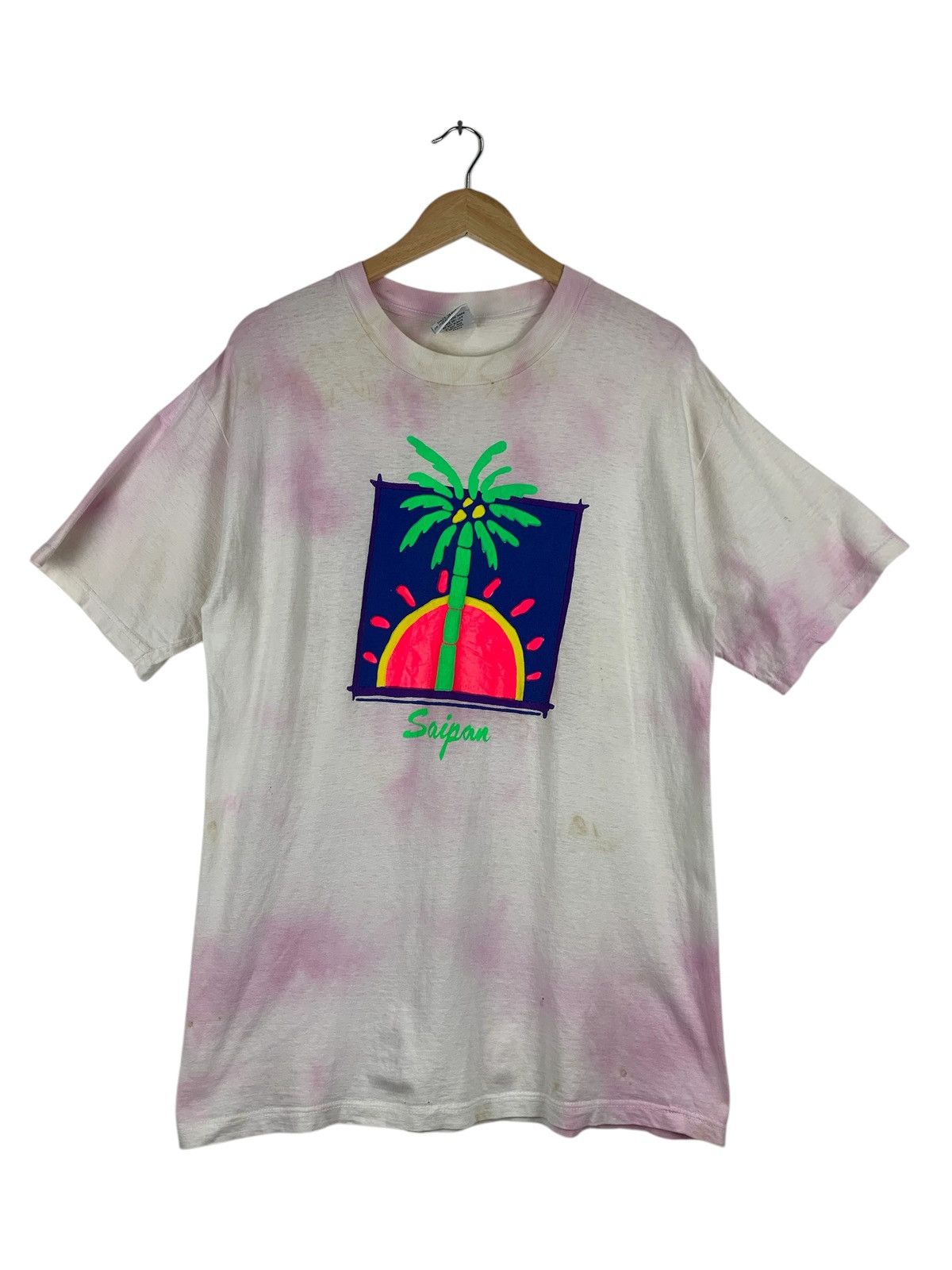Vintage Vintage Saipan tie dye tee Size US L / EU 52-54 / 3 - 1 Thumbnail