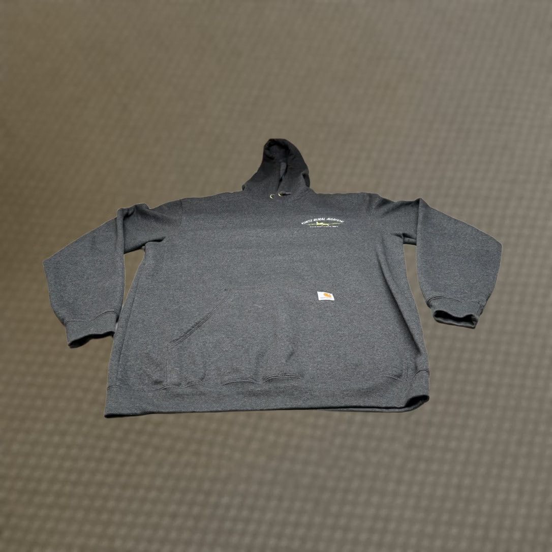 Carhartt Carhartt Sweatshirt Mens LT Gray Loose Fit Pullover Logo Graphic Print Pocket Long Sleeve Fleece Tall Casual Size US L / EU 52-54 / 3 - 1 Thumbnail