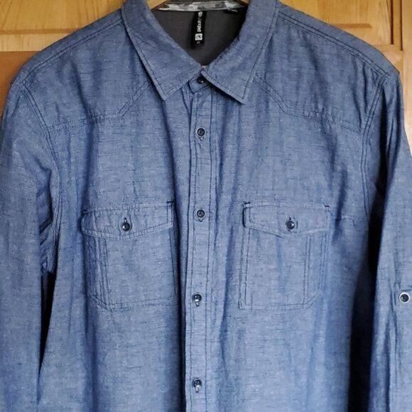 Ocean Current Ocean Current Full Button Down Sz. XL Blouse w Possible Roll Size US XL / EU 56 / 4 - 3 Thumbnail