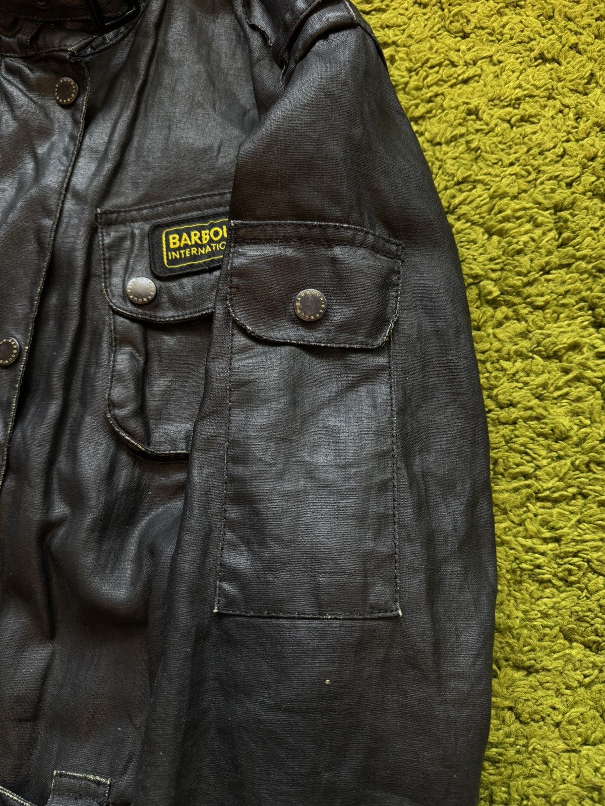 Barbour Barbour International duralinen waxed belted jacket Size XL / US 12-14 / IT 48-50 - 8 Thumbnail