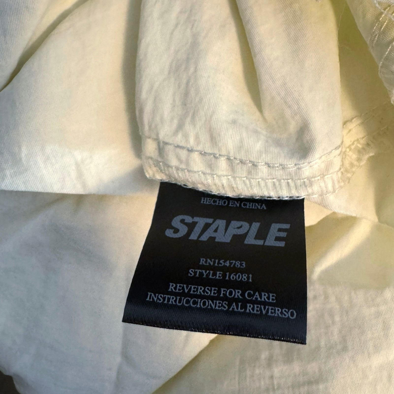 Staple •NWT• Staple Pigeon Jacket Windbreaker Jacket in Bone • 2XL Size US XXL / EU 58 / 5 - 5 Thumbnail
