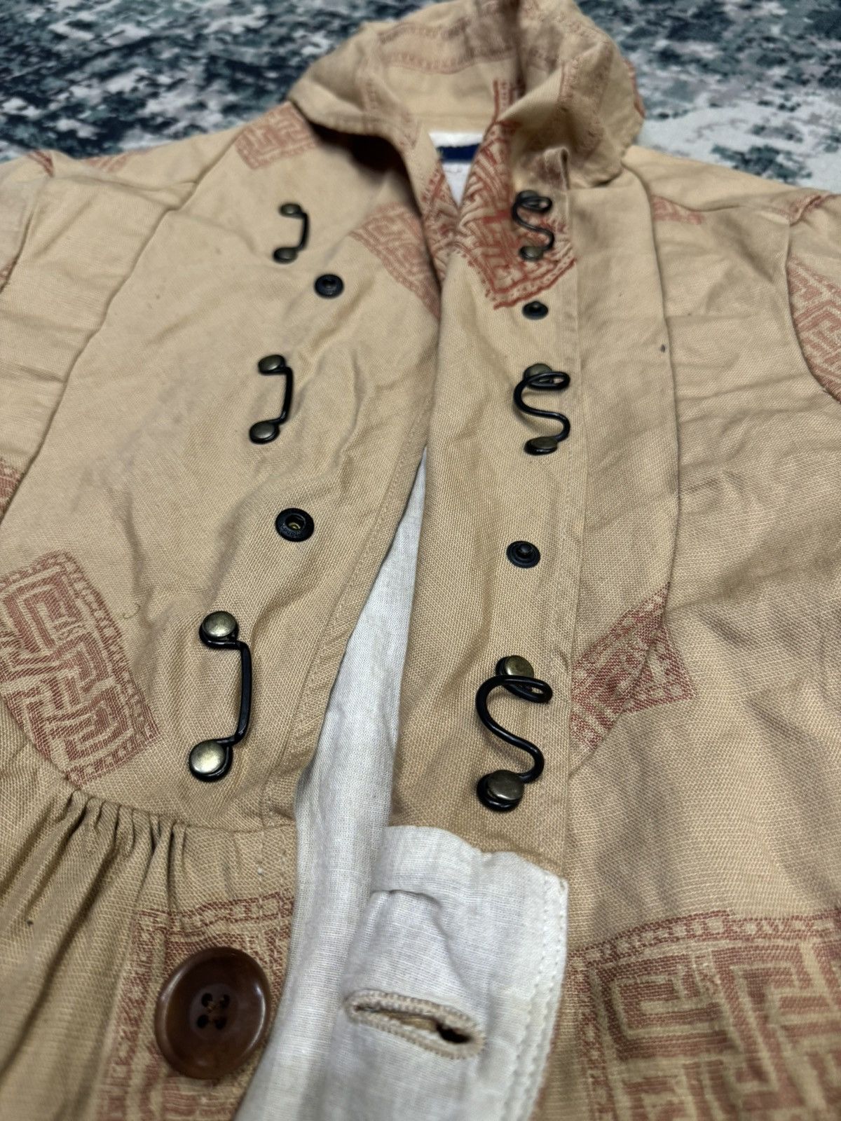 Kapital KAPITAL SHEMAGH PRINT NUMB MIXED FABRIC JACKET Size US S / EU 44-46 / 1 - 7 Thumbnail