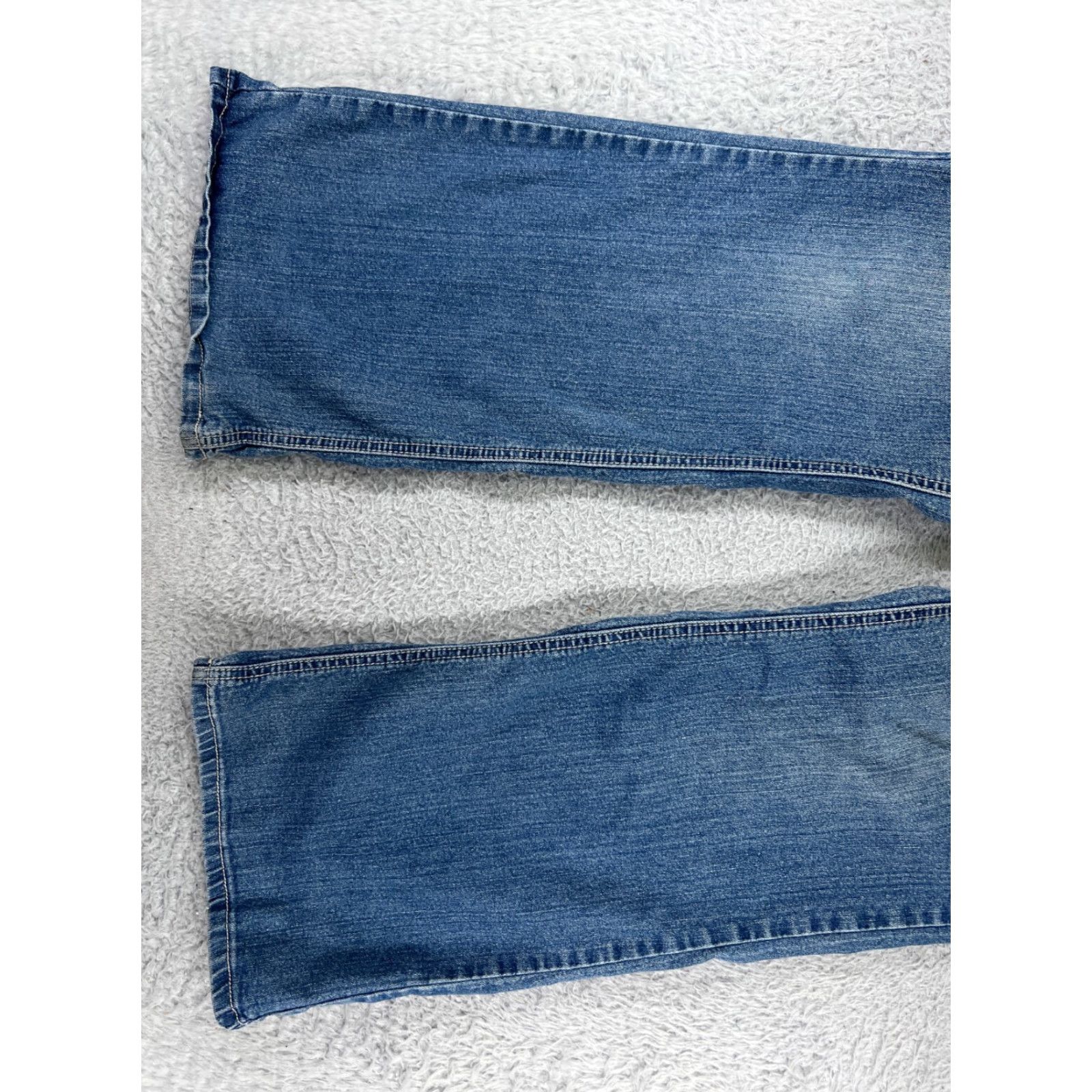 Vintage LEI Jeans Womens Jeans Midnight Blue Distressed Mid Rise Bootcut 31 Blue Denim Set Regular Size 31 Womens Size 24" / US 00 / IT 34 - 4 Thumbnail