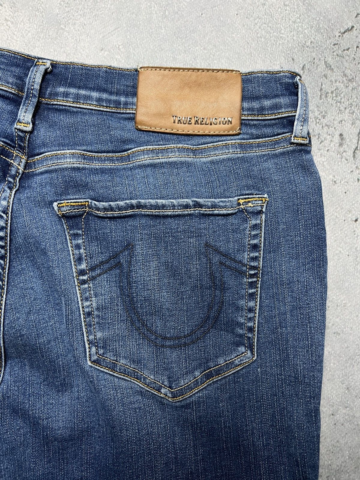 True Religion Vintage True Religion Studded Highrise Halle Denim Jeans y2k Size 31" - 1 Thumbnail