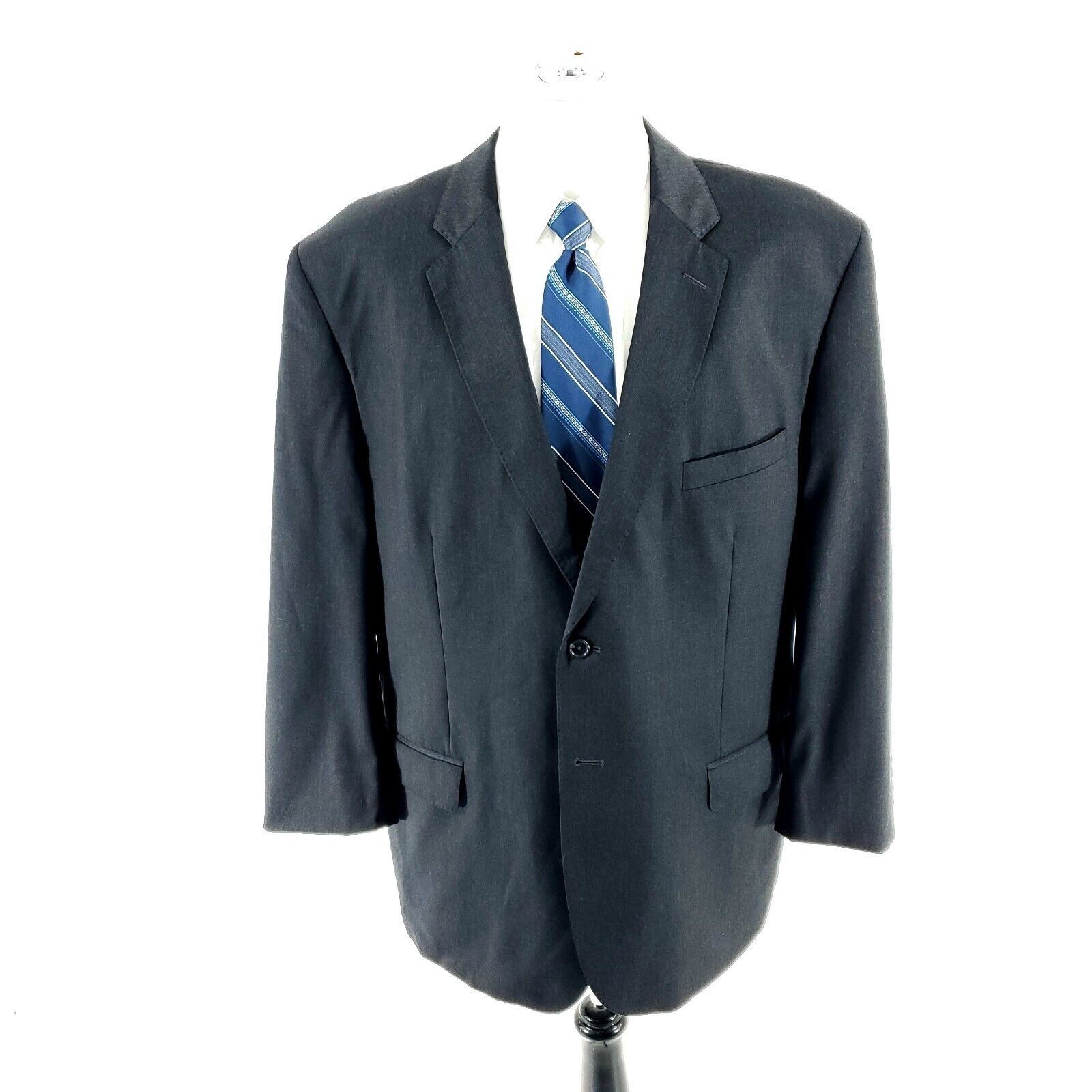 Joseph & Feiss Joseph & Feiss Gold Wool 2 Button Suit Jacket 46R OR Slim 48 Size 46R - 3 Thumbnail