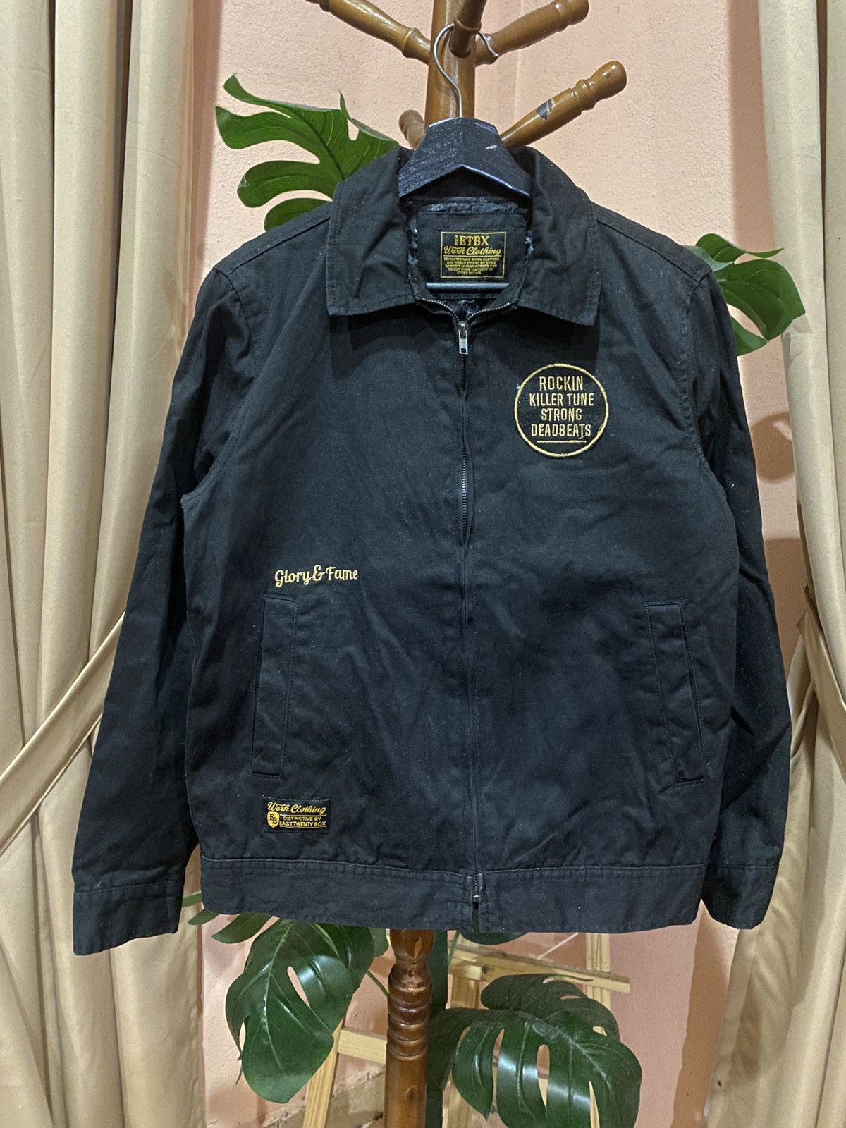 ETBX Work Clothing Black Jacket – Rockin’ Rude Boys Theme