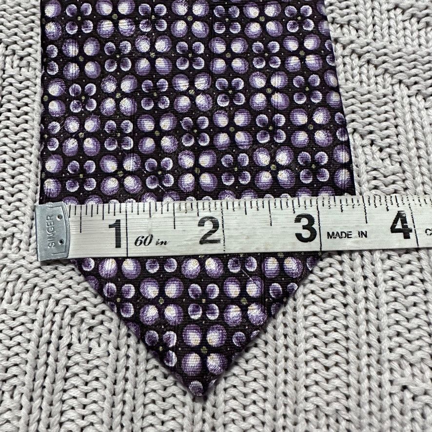 Ermenegildo Zegna Ermenegildo Zegna purple floral silk tie Size ONE SIZE - 5 Thumbnail