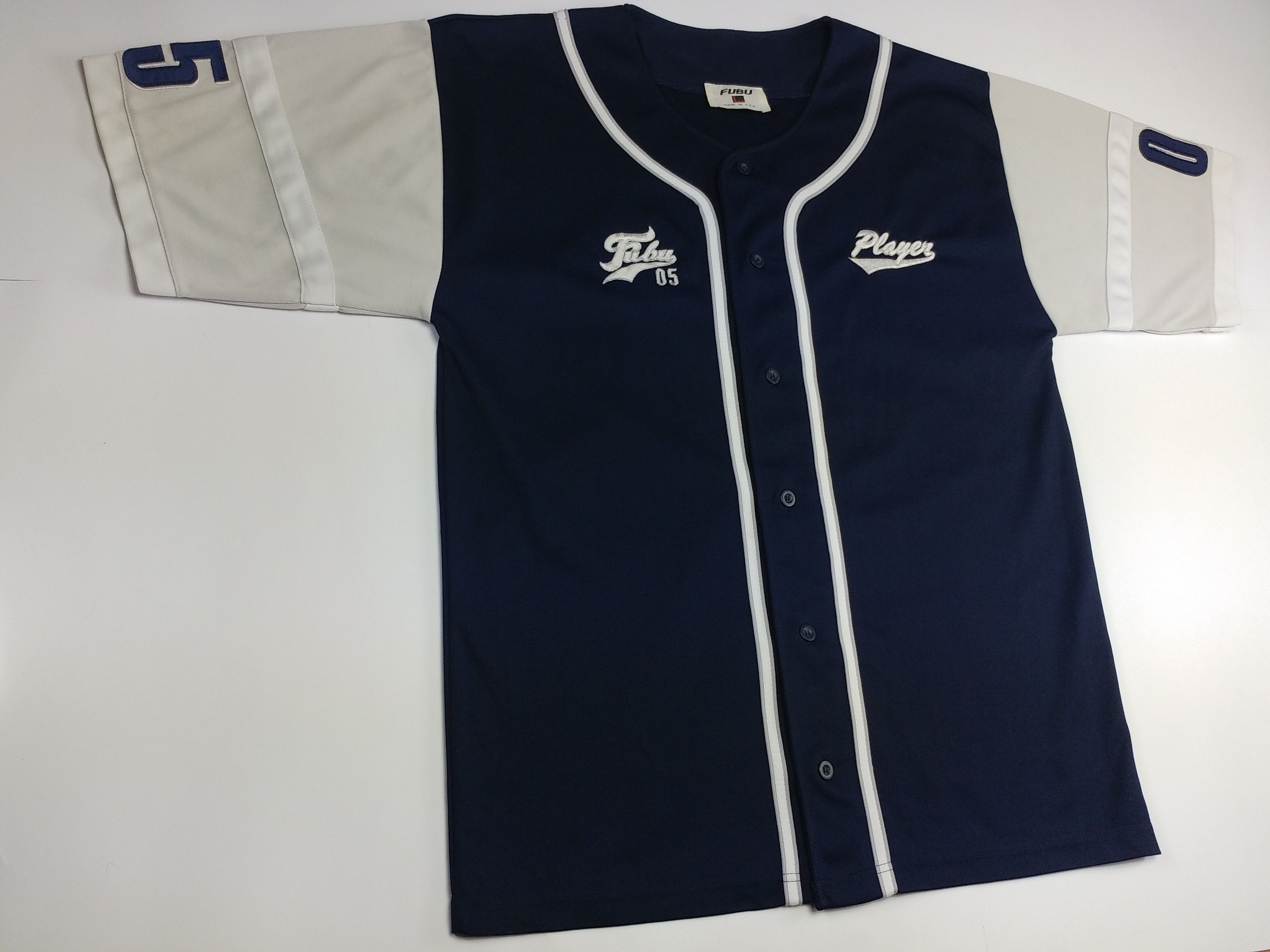 Fubu FUBU jersey, gray, vintage hip hop t-shirt, 90s hip hop XL Size US XL / EU 56 / 4 - 5 Thumbnail