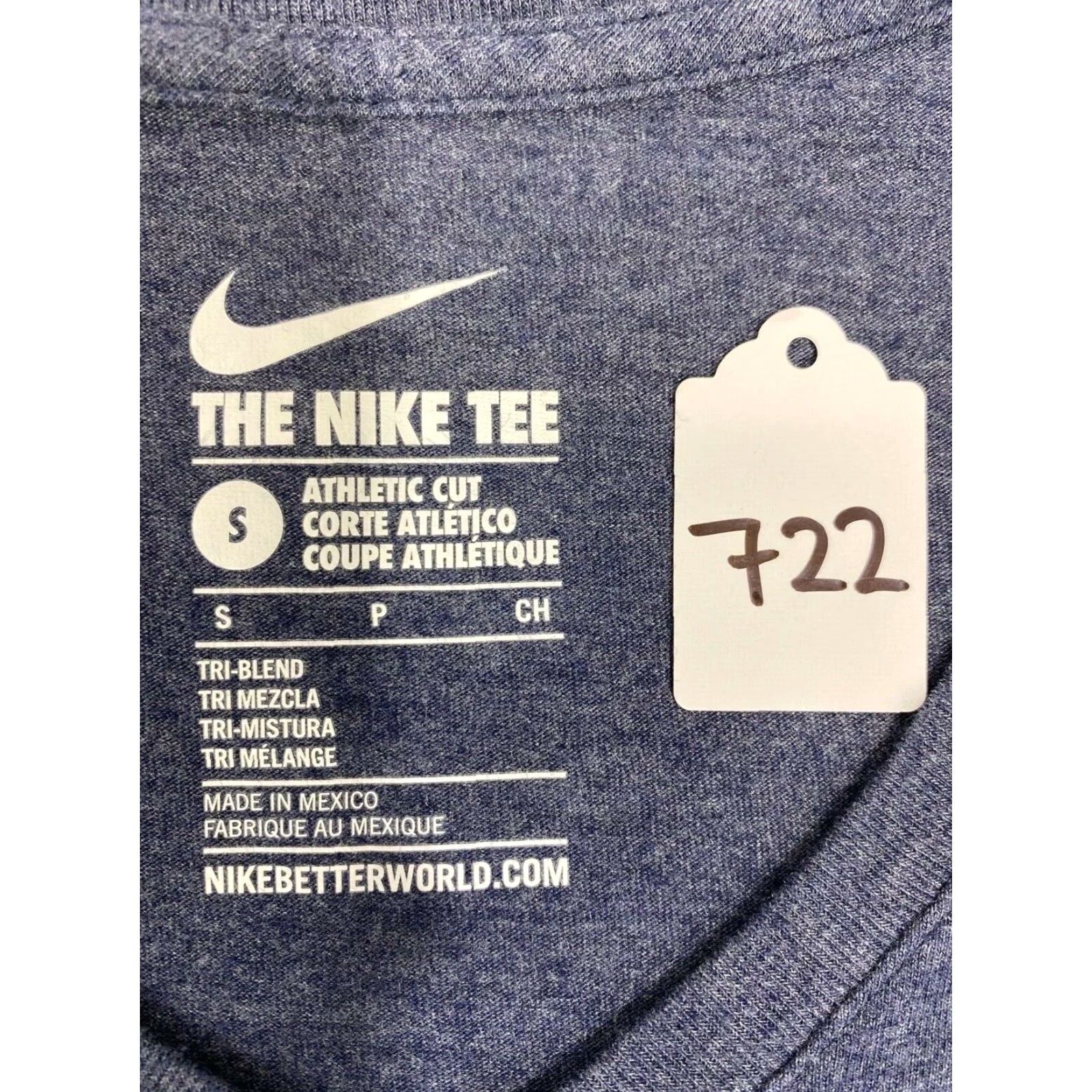 Nike Nike Tee Shirt Womens Small S Blue Denver Broncos Super Bowl 50 Football V-Neck Activewear Shirt Size S / US 4 / IT 40 - 4 Thumbnail