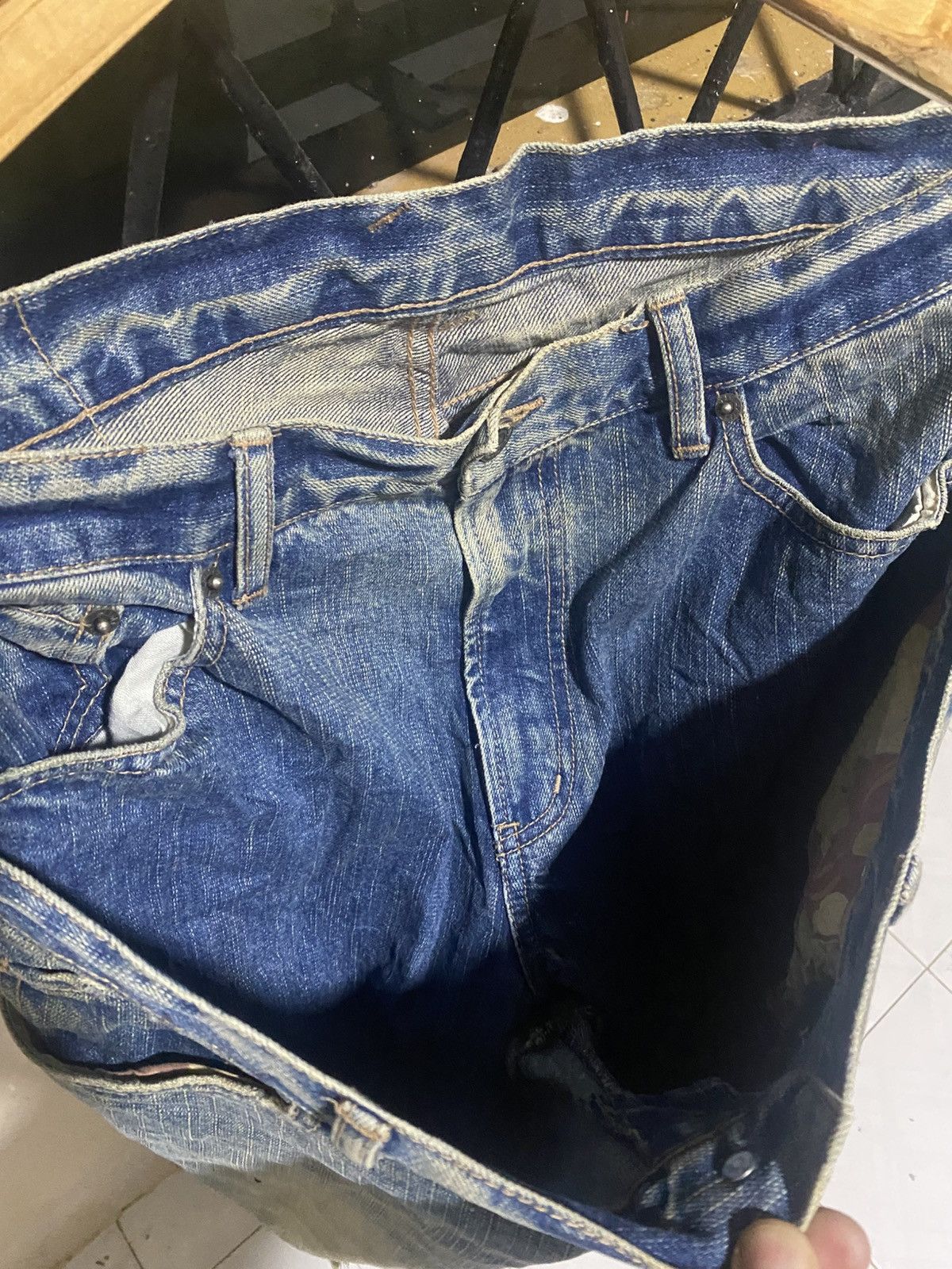 PPFM PPFM Double Waist Denim Size US 33 - 4 Thumbnail