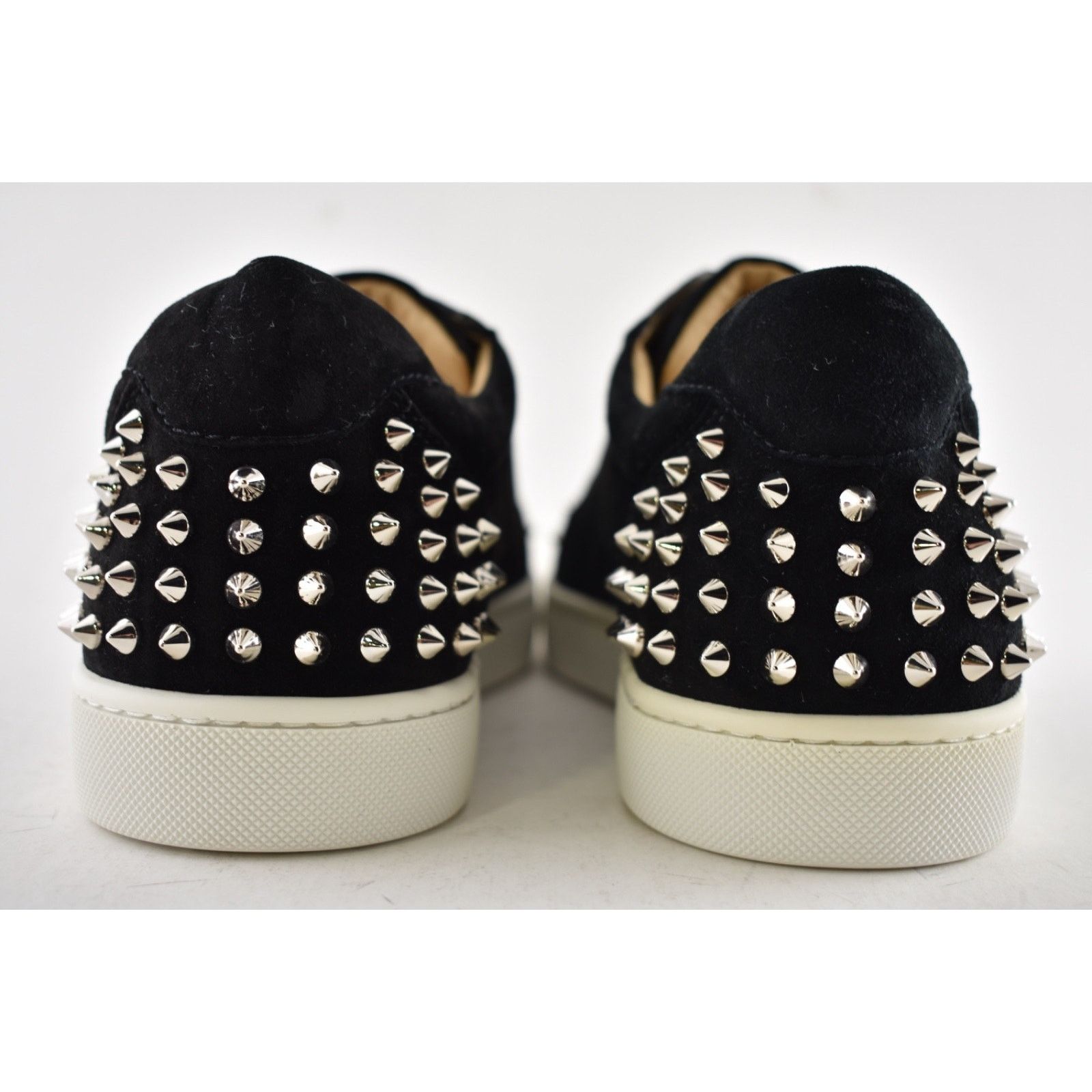 Christian Louboutin Christian Louboutin Men Seavaste 2 Flat Black Silver Spike Size US 11 / EU 44 - 11 Thumbnail