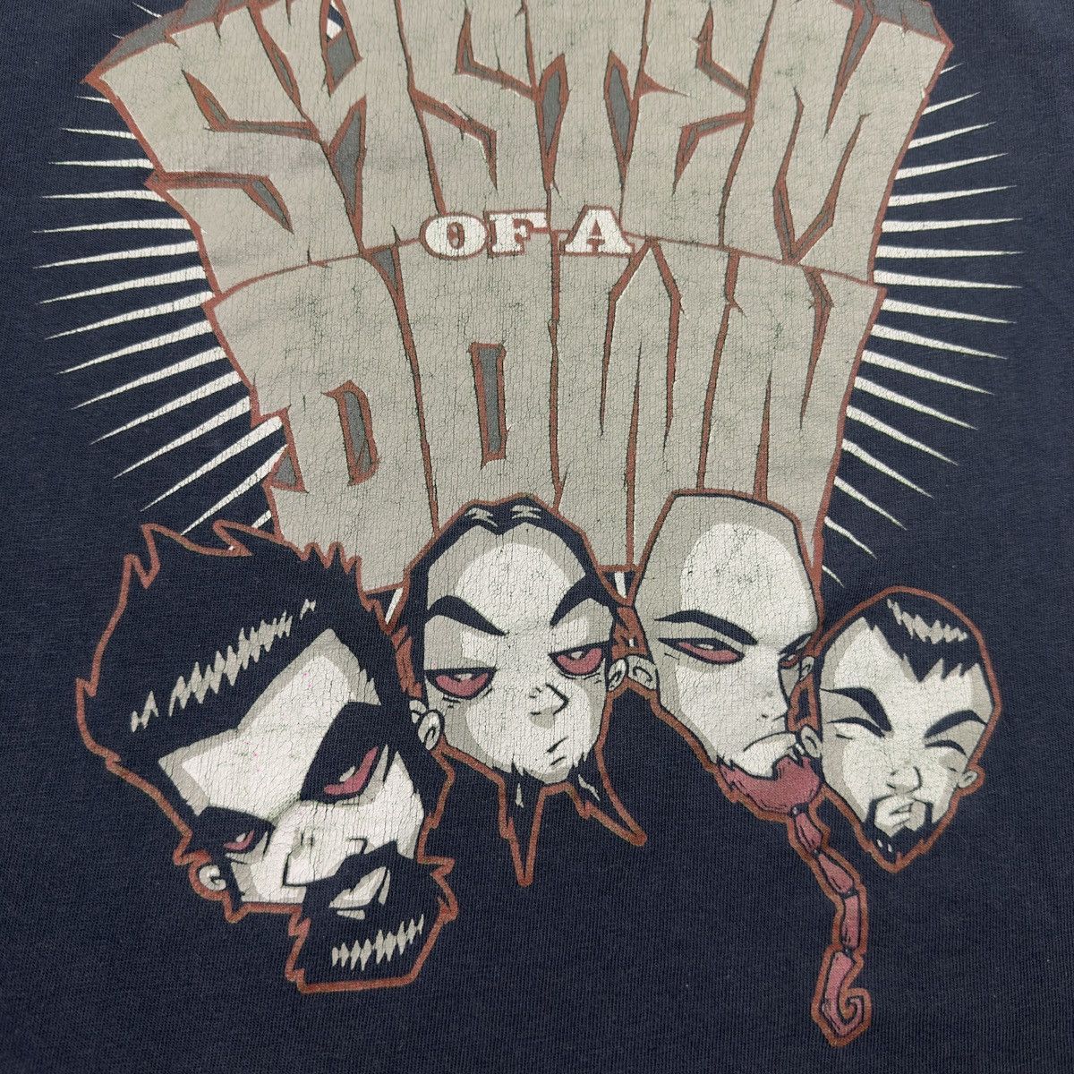 Gildan Vintage System Of A Down SOAD Band Tour Tee Toxity Size US XL / EU 56 / 4 - 3 Thumbnail