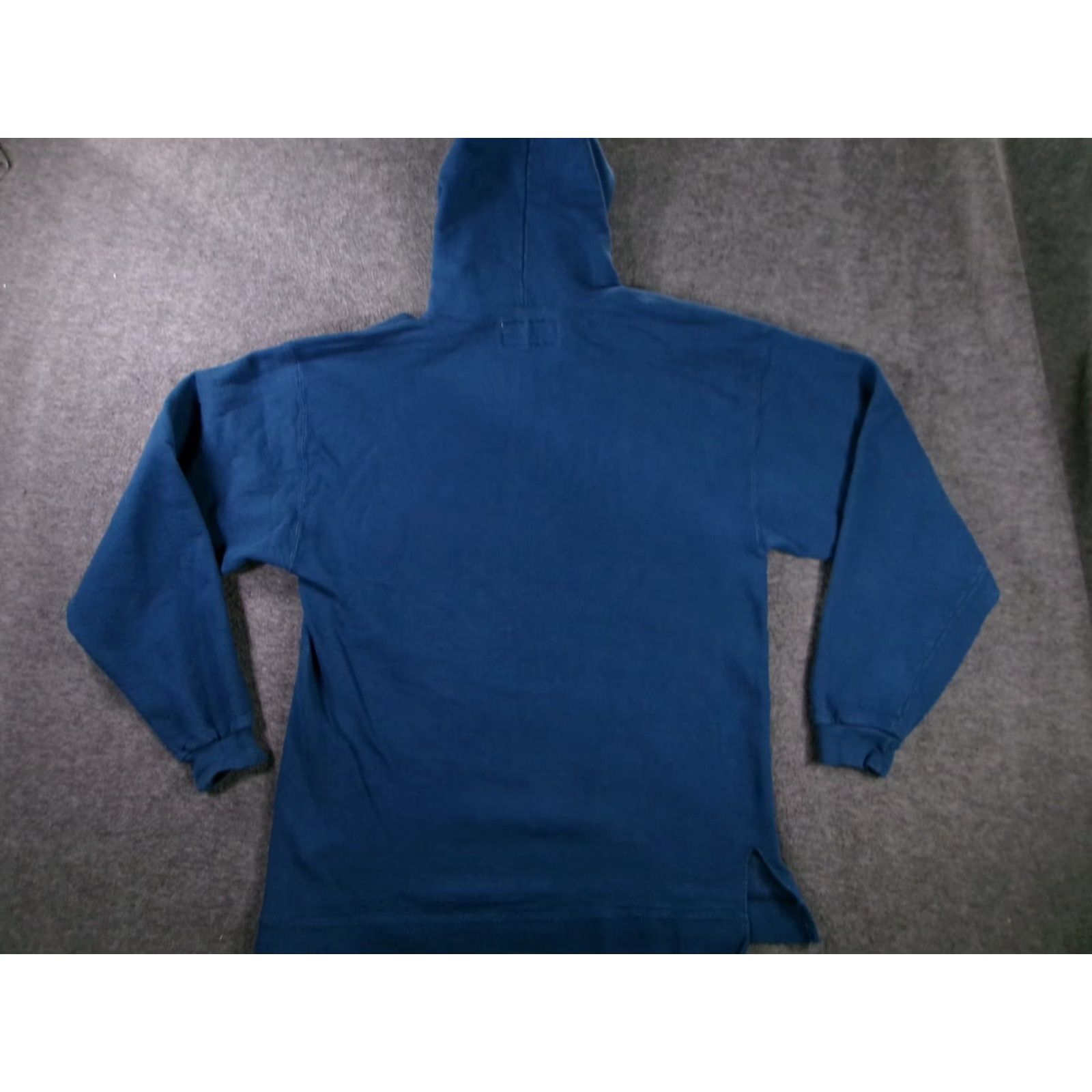 Russell Athletic VINTAGE Russell Athletic Hoodie Mens M Heavy Cotton Fleece Pullover Blue Kangaroo Pocket Size US M / EU 48-50 / 2 - 7 Thumbnail