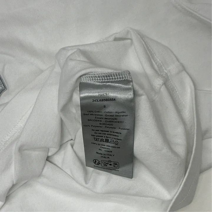 Dior Dior Dior SS22 White Logo Short Sleeve T-shirt 0079-2507 Size US S / EU 44-46 / 1 - 3 Thumbnail