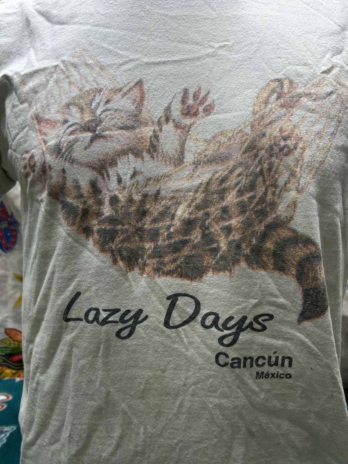 Vintage Vintage Lazy Dogs Cancun Mexico 90s T-Shirt Size S Size US S / EU 44-46 / 1 - 1 Thumbnail