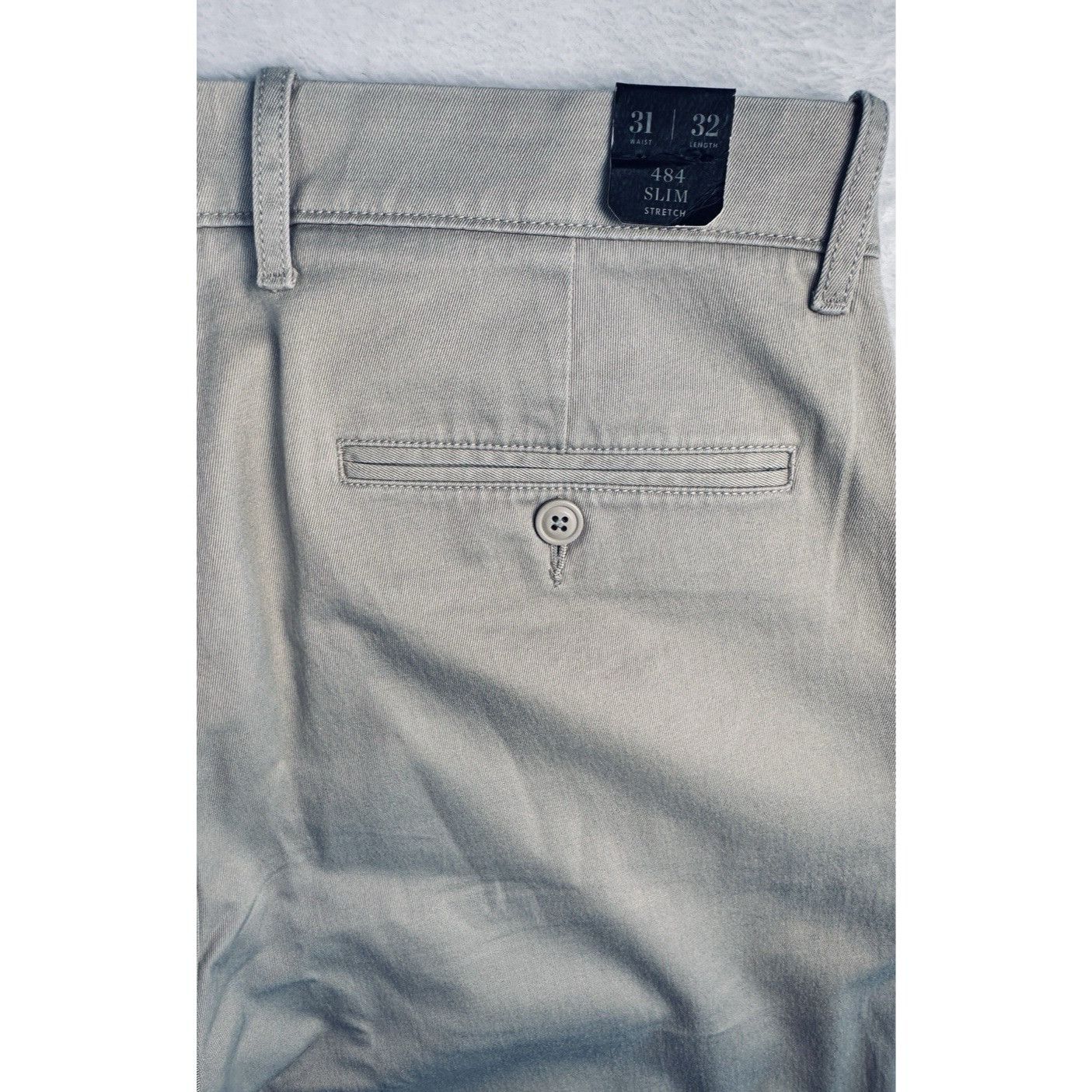 J.Crew J.Crew Mens 484 Slim-fit Stretch Chino Weathered Pant 31/32 Size US 31 - 12 Thumbnail