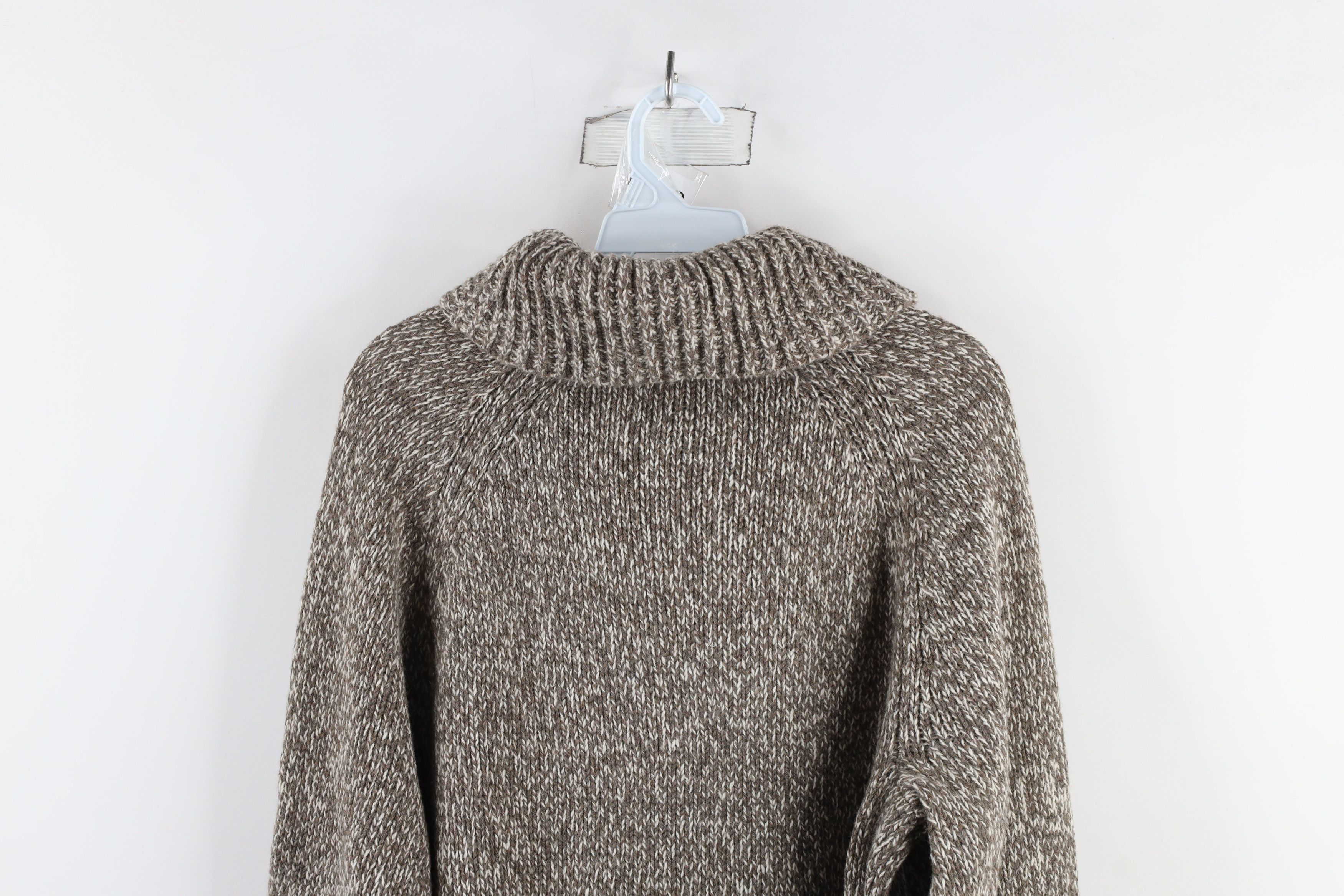 Eddie Bauer × Vintage Deadstock Vintage Eddie Bauer Wool Blend Knit Shawl Sweater Size US L / EU 52-54 / 3 - 10 Thumbnail